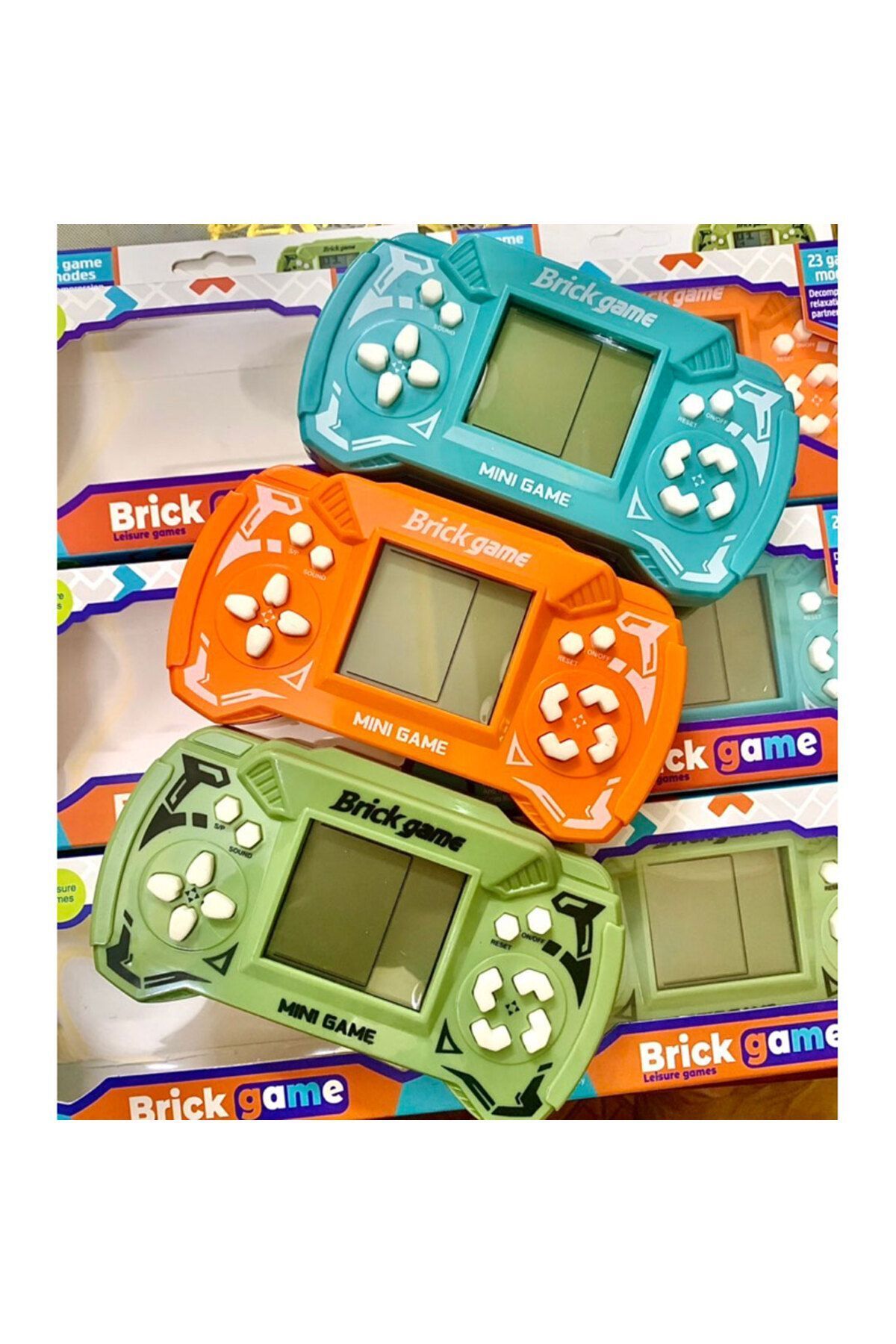 OYUNCAK STORE-Brick Nostalgic Tetris Handheld Game Console 5