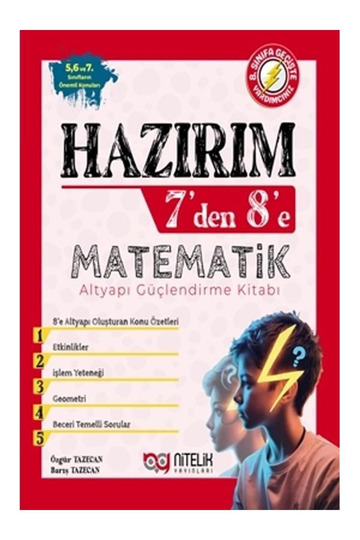Nitelik Yayınları NİTELİK HAZIRIM 7'DEN 8'E MATEMATİK ALTYAPI