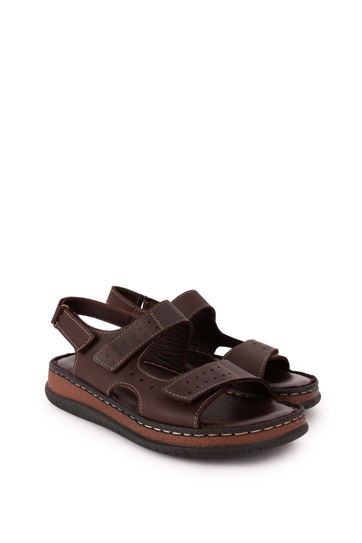صندل چند رنگ مردانه و زنانه Logine چرمی Call Sandals روزمره قابل تنظیم HKM.31 Gondol