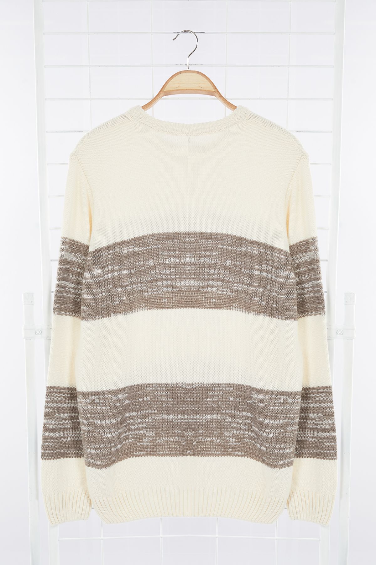 Edit by Trendyol-Πέτρα Casual Κανονική Crew Neck διαβαθμισμένη πουλόβερ πουλόβερ TMNAW25KZ00024 7