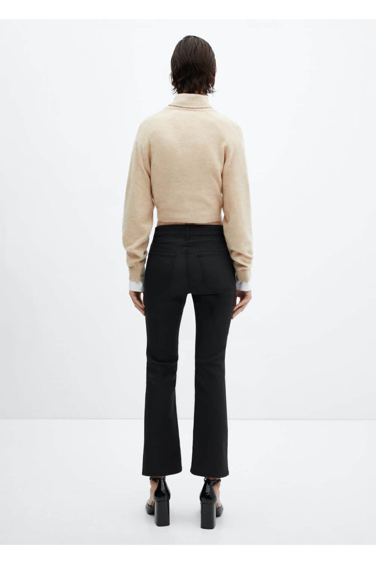 Sienna Flare Crop Mumlu Jean Pantolon