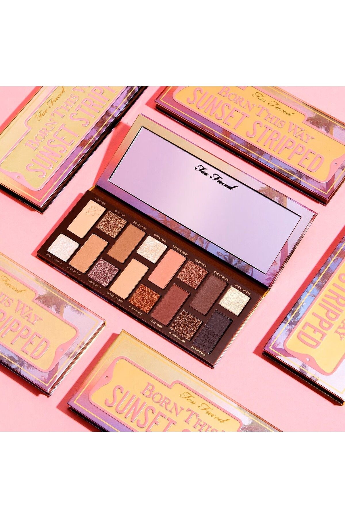 Too Faced-Born This Way Sunset Stripped - Creamy Structured, Ultra Dense, Pigmented Shiny Eyeshadow Palette 3