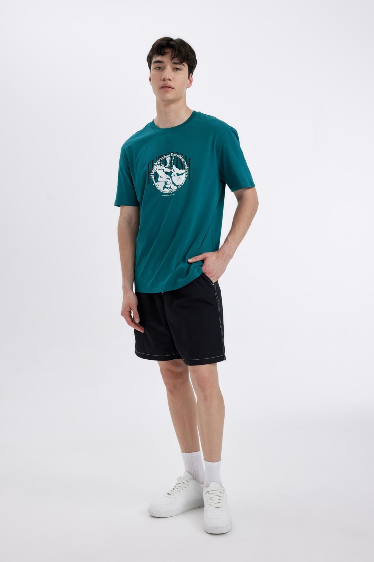 شلوارک مردانه دفاکتو | C1808AX24SM Defacto - Image 2