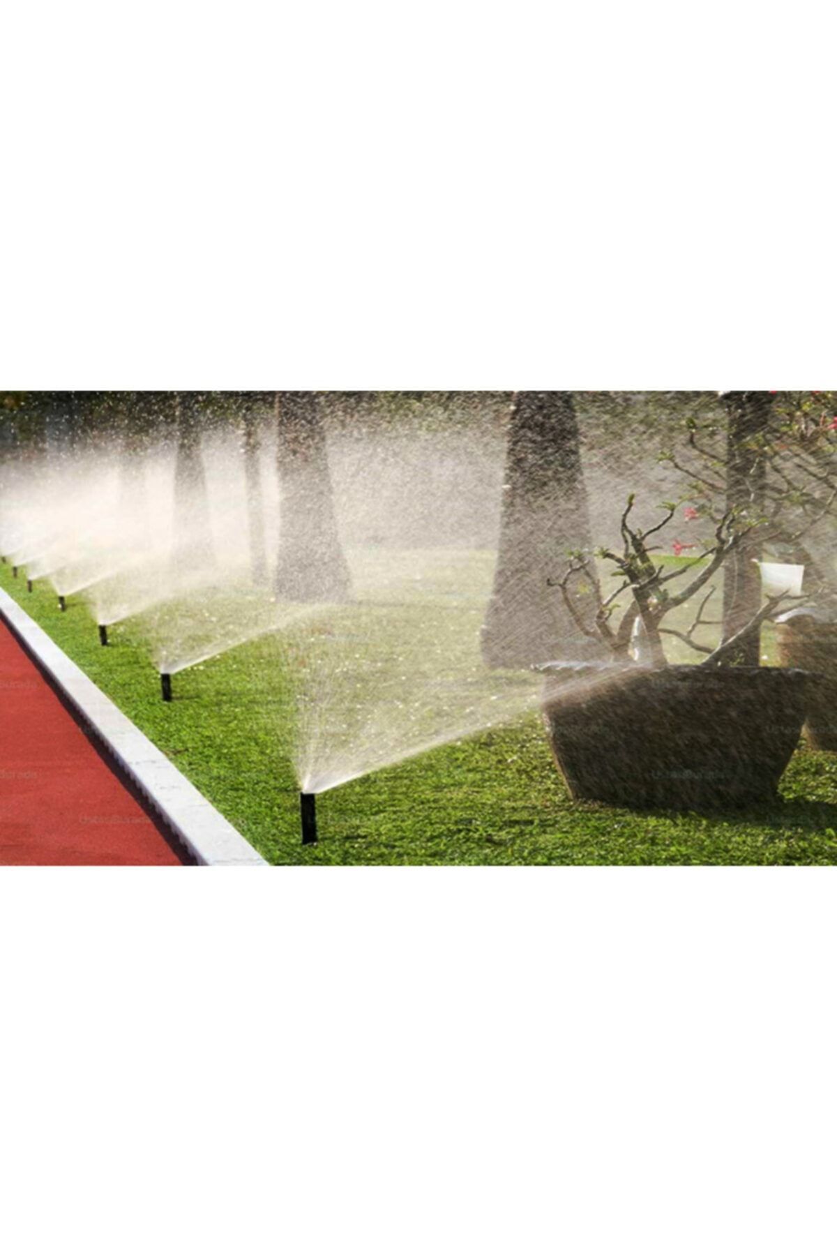 5 Adet Rainbird 10 Van 3mt. Yarıçap  Çim Sulama Sprey Fıskiye Ve Montaj Ek Parçaları 2