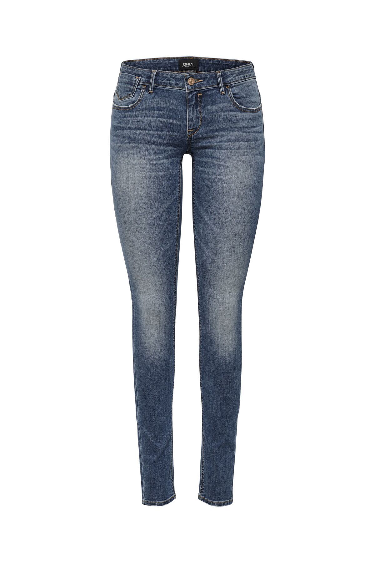 ONLY-Skinny Jeans Onlcoral Sehr niedrige Taille Skinny Fit Jeans 2