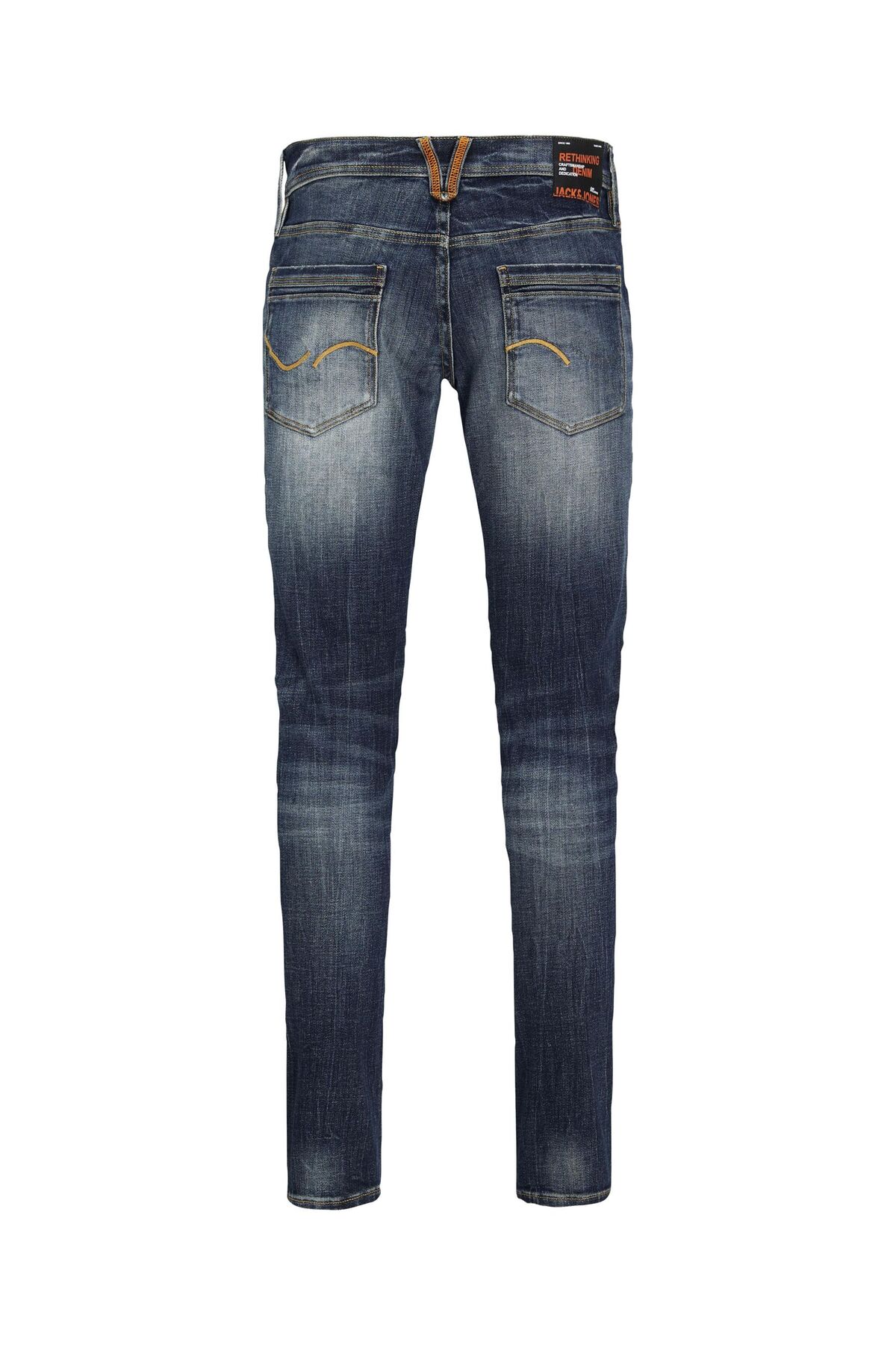 شلوار جین جک اند جونز مردانه جین آبی  راسته Slim Fit/اسلیم فیت فاق نرمال   Slim/اسلیم فیت کژوال/روزمره | Jack & Jones 12261891 - تصویر 3