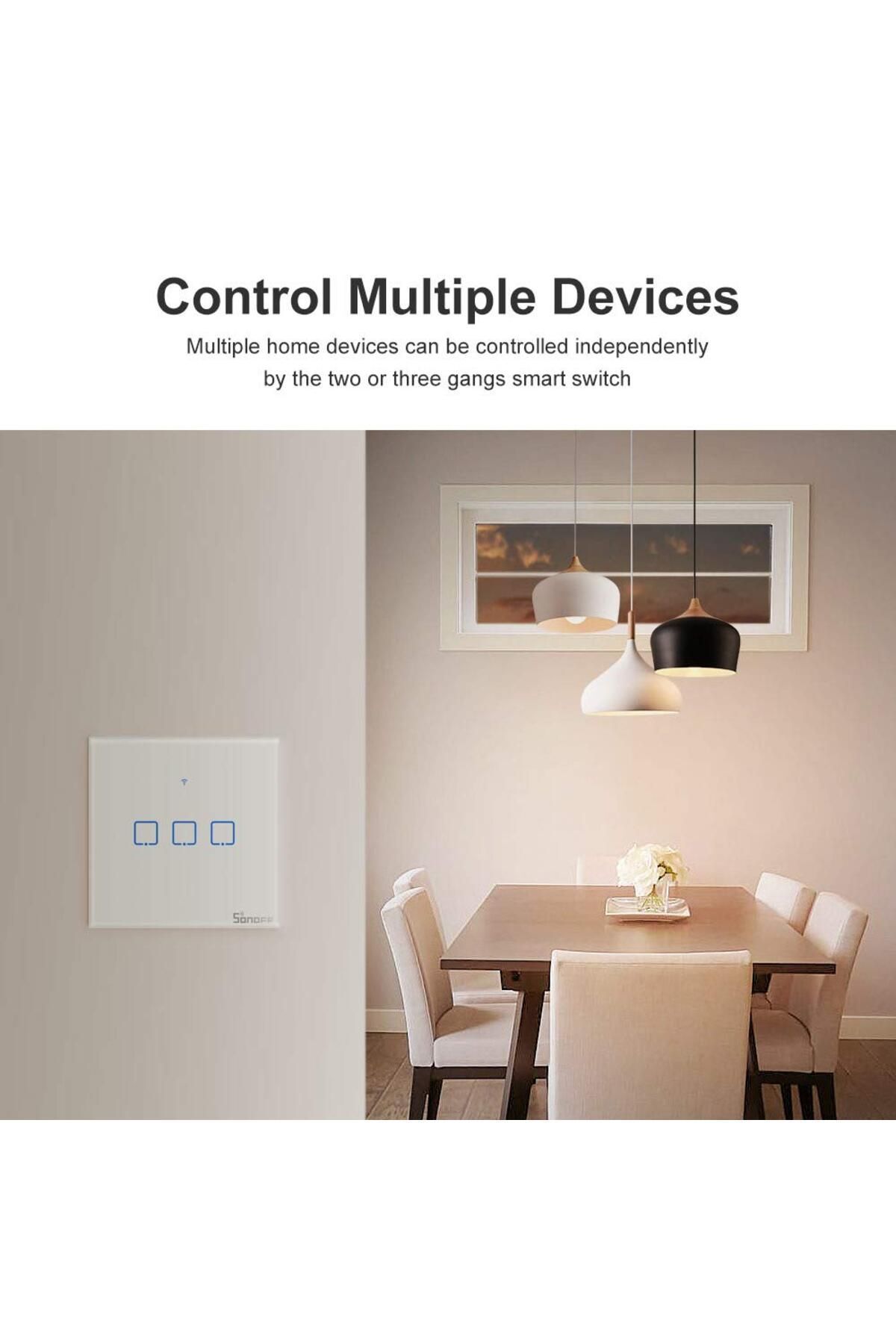 Sonoff-T0eu3c Smart Wireless Wall Light Switch - Home Technology Automation Solution 6