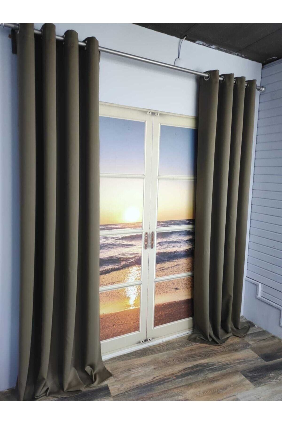 Evcimenhome-Rustic Curtain Blackout Eyelet 2
