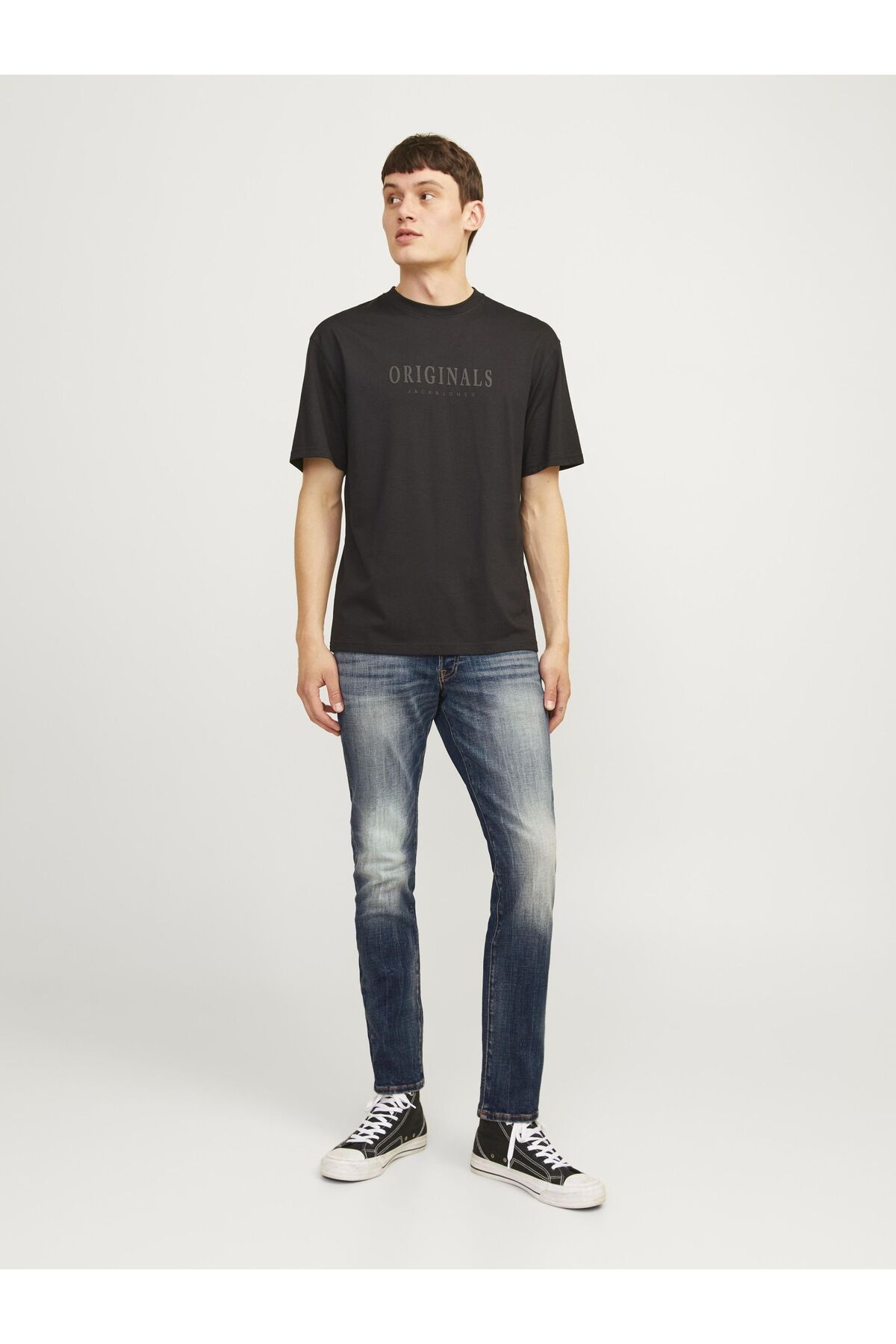 شلوار جین جک اند جونز مردانه جین آبی  راسته Slim Fit/اسلیم فیت فاق نرمال   Slim/اسلیم فیت کژوال/روزمره | Jack & Jones 12261891 - تصویر 5