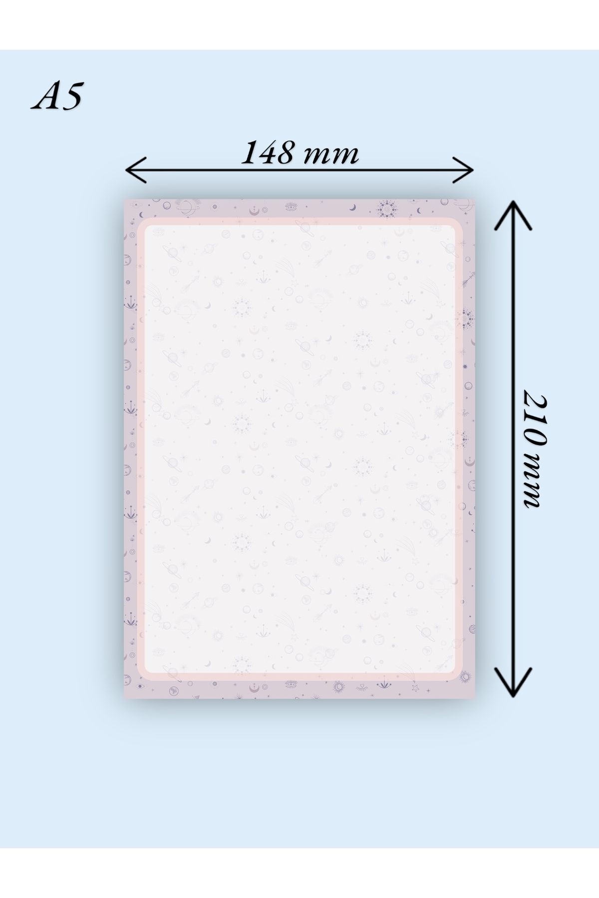 Mirya Notes-Space Patterned A5 Notepad - Notepad 2