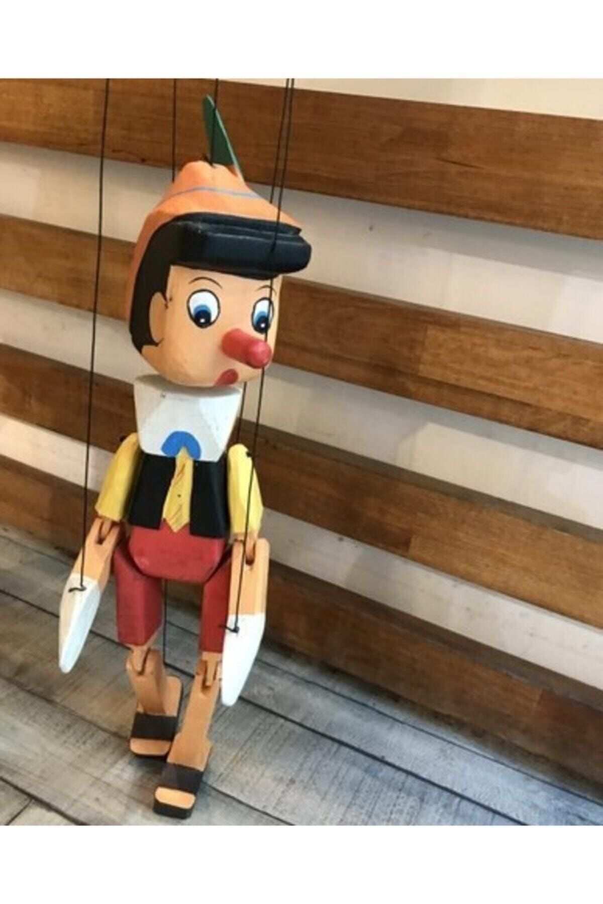 Bite Nose-20 Cm Hanging String Pinocchio Theater Performance Puppet Children's Toy 1