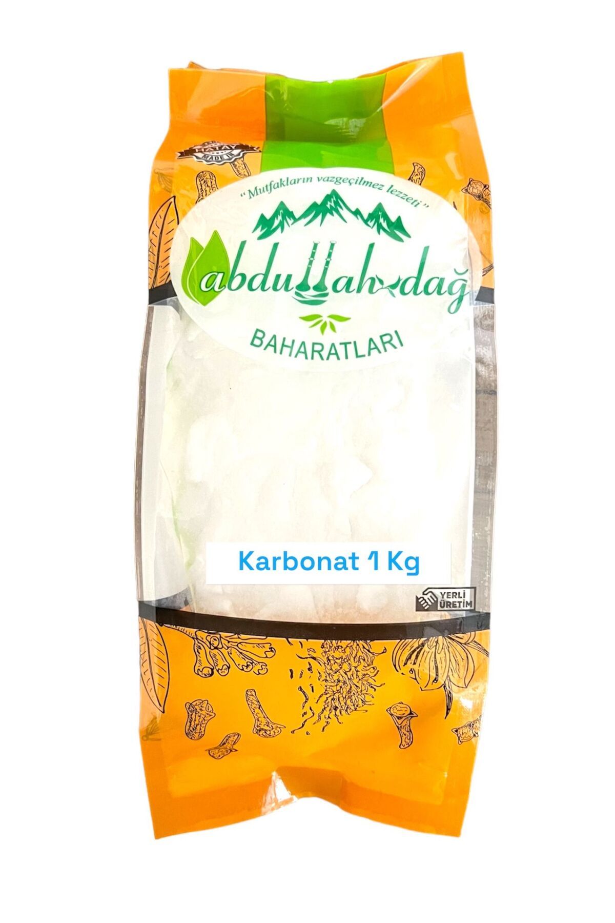 Hacıoğlu baharat Hatay Yöresel Karbonat Gıda Tipi İçilebilir Sodyum Bi Karbonat Besin Sodası 1 Kg