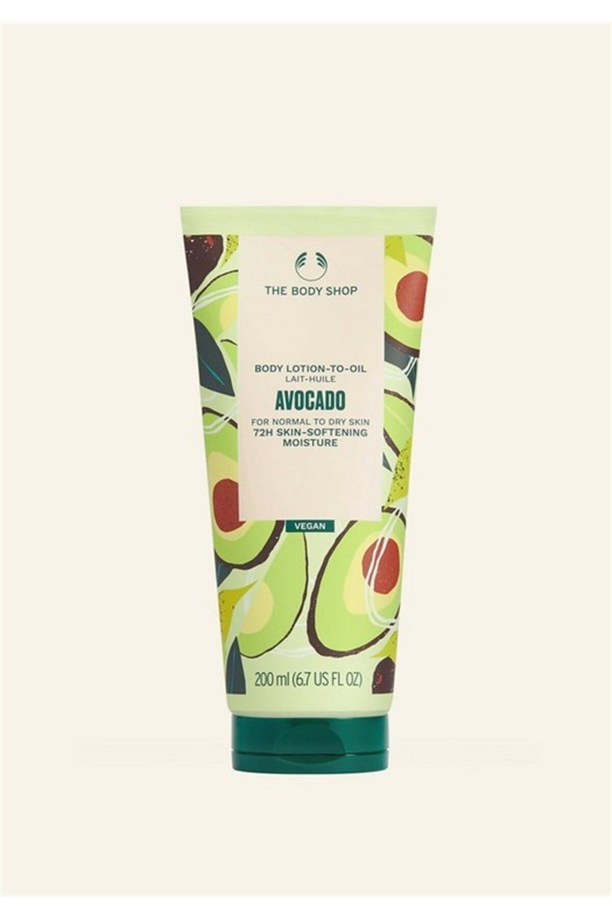 THE BODY SHOP لوسیون بدن آووکادو با خواص مرطوب‌کننده و تغذیه‌دهنده