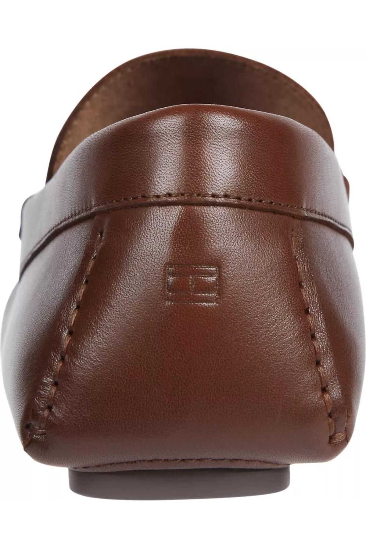 کفش های کژوال مردانه راننده چرمی RWB اورجینال Tommy Hilfiger