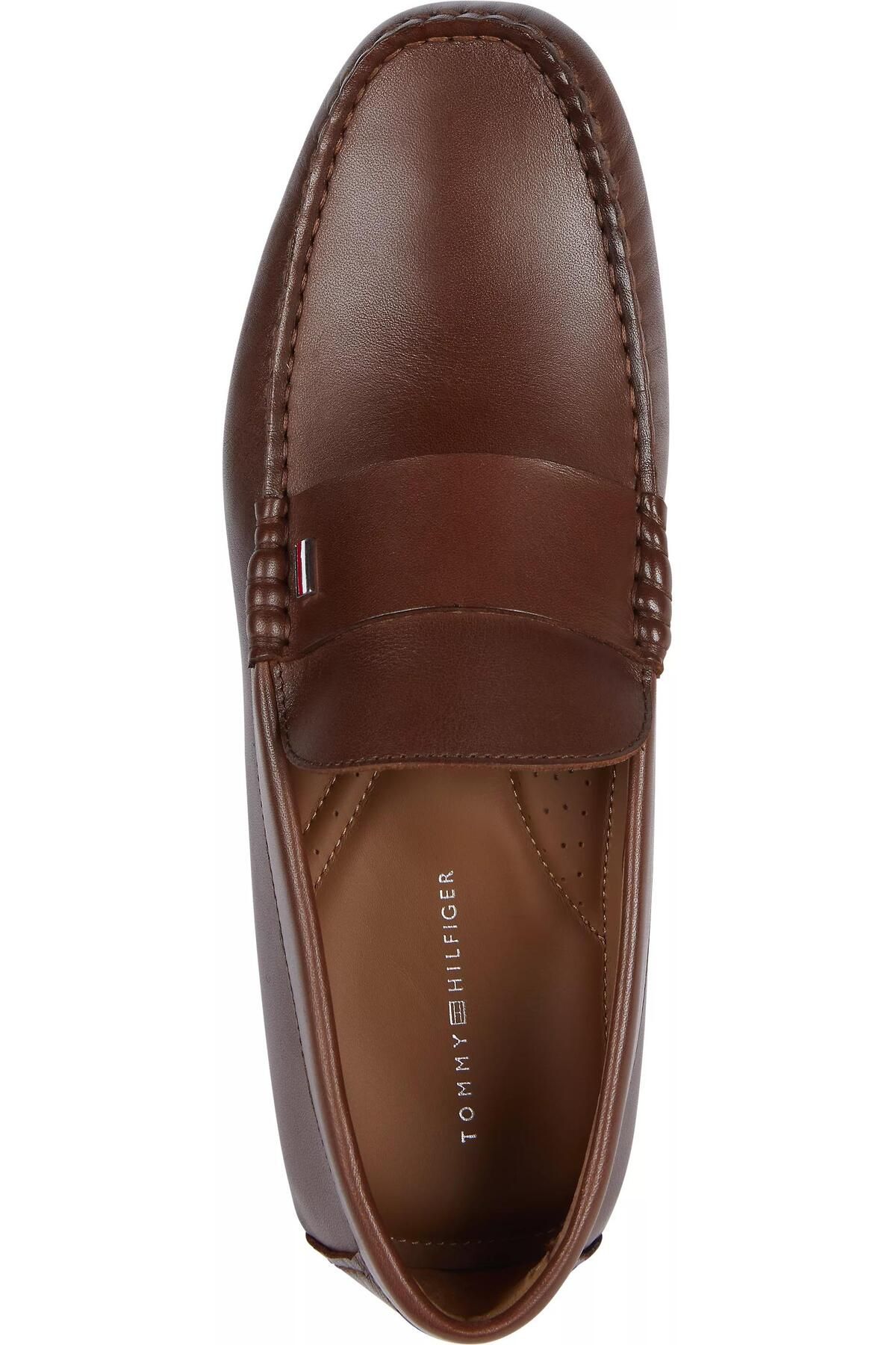 کفش های کژوال مردانه راننده چرمی RWB اورجینال Tommy Hilfiger