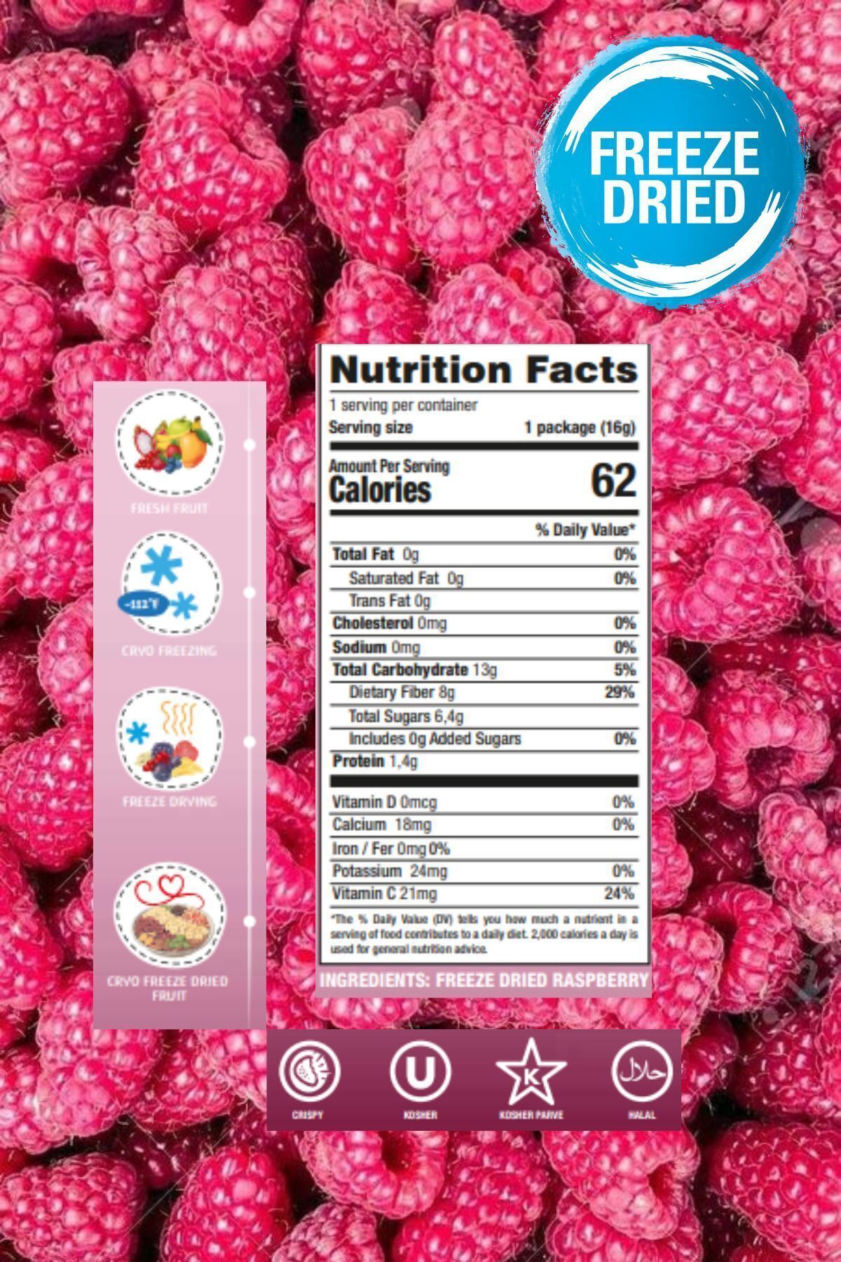 Madame Lyras-Raspberry - Freeze Dried Freeze 3