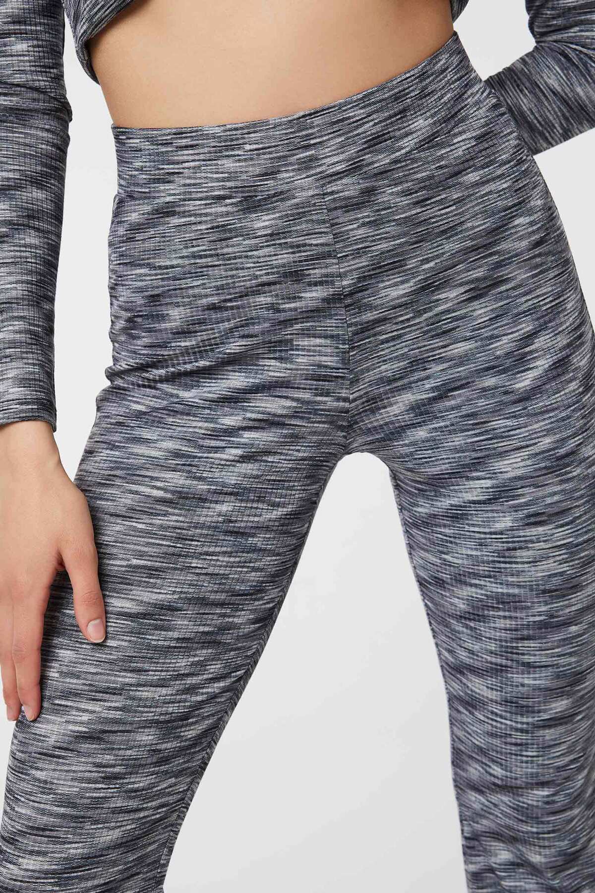 Ardene-Space-Dye Flare Pants 3