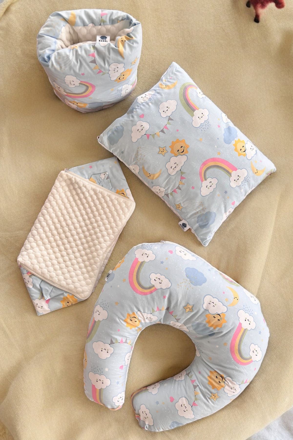 Half circle pillow for babies store