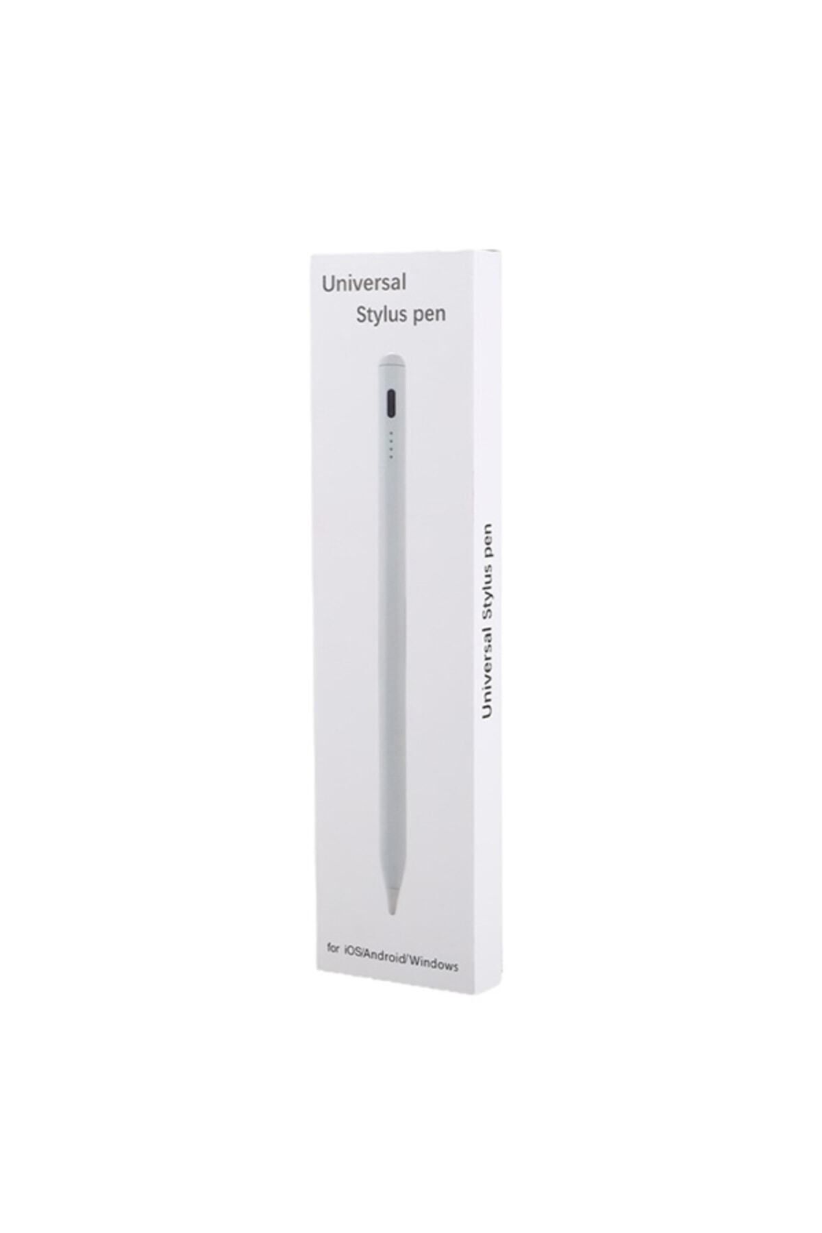 K-2260 Universal Kapasitif Stylus iPad Tablet Dokunmatik Kalem BEYAZ 4