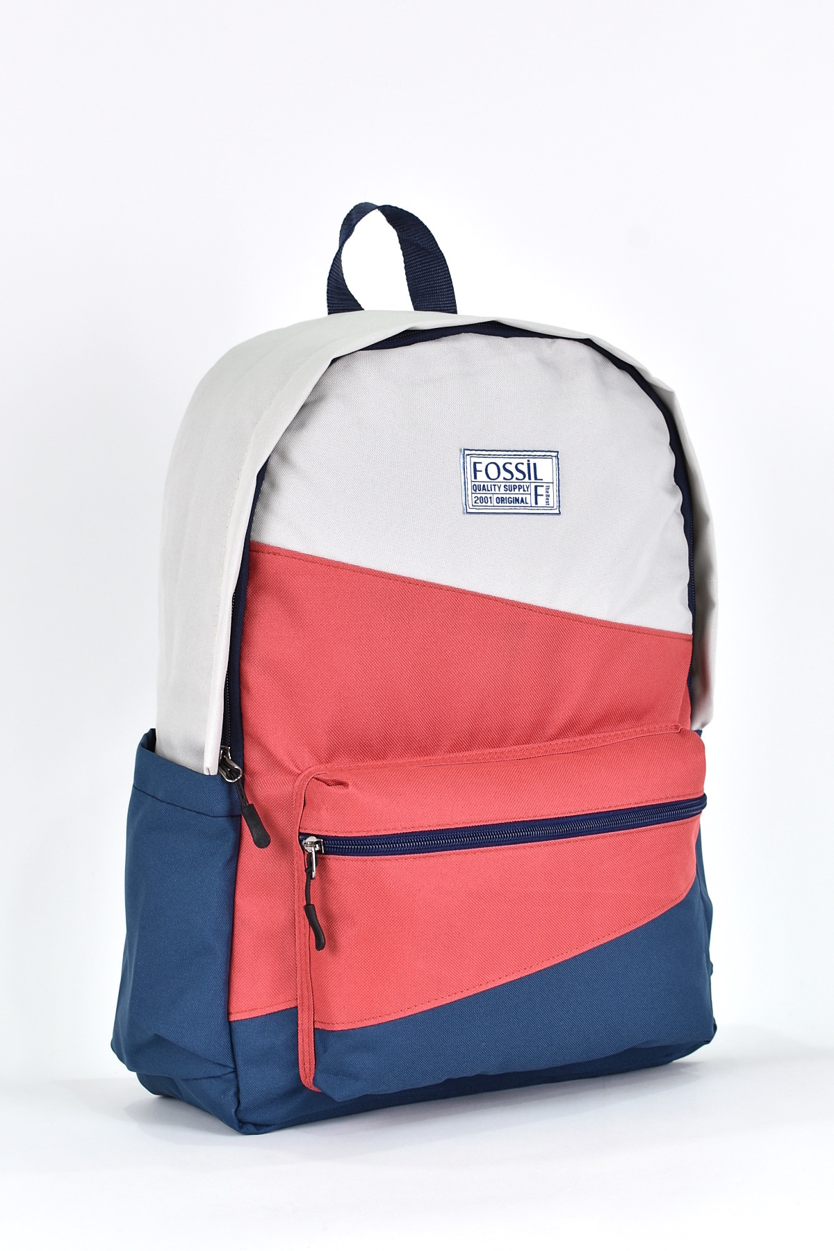 کوله‌پشتی مناسب مدرسه مناسب سفر روزمره چند چشمی Unisex 9507 Fossil اورجینال - تصویر 2