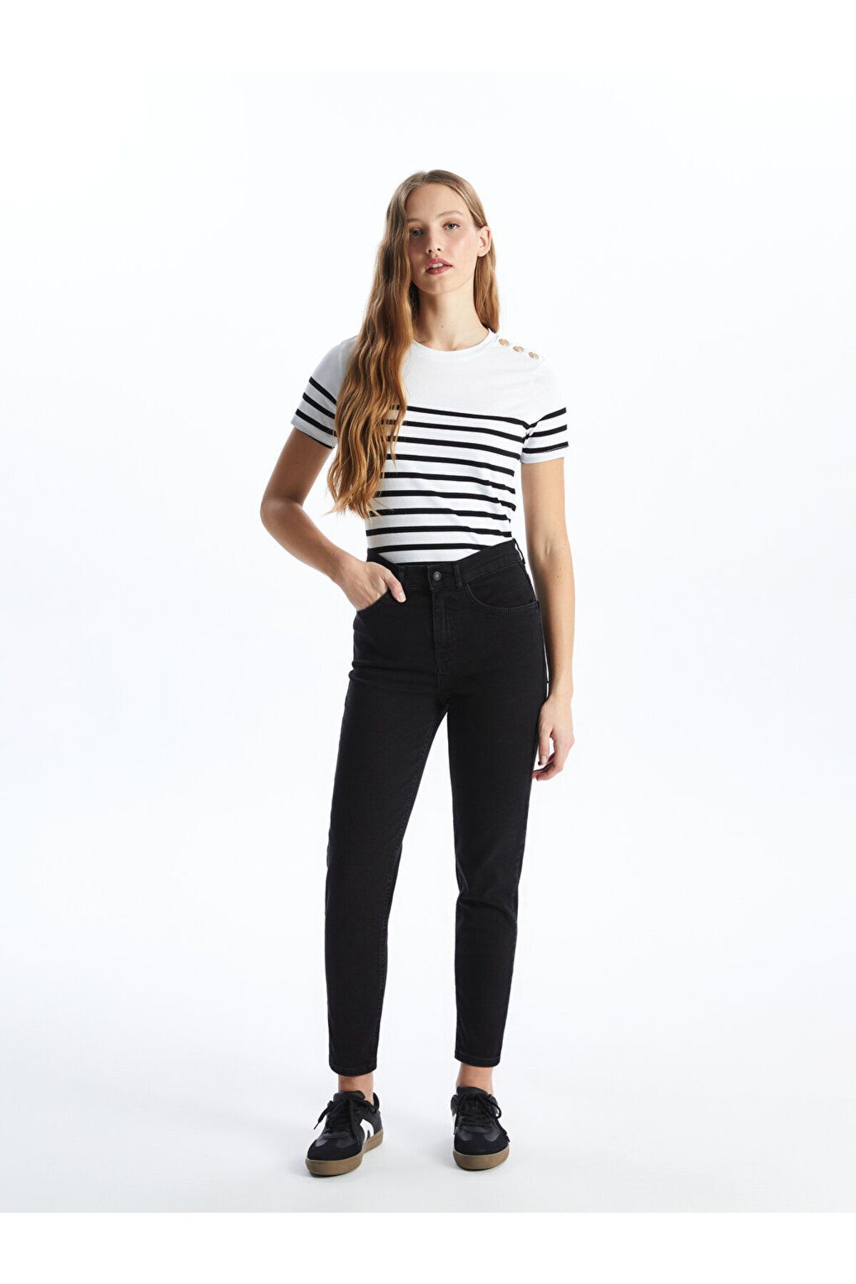 LCW Mom Fit Kadın Jean Pantolon
