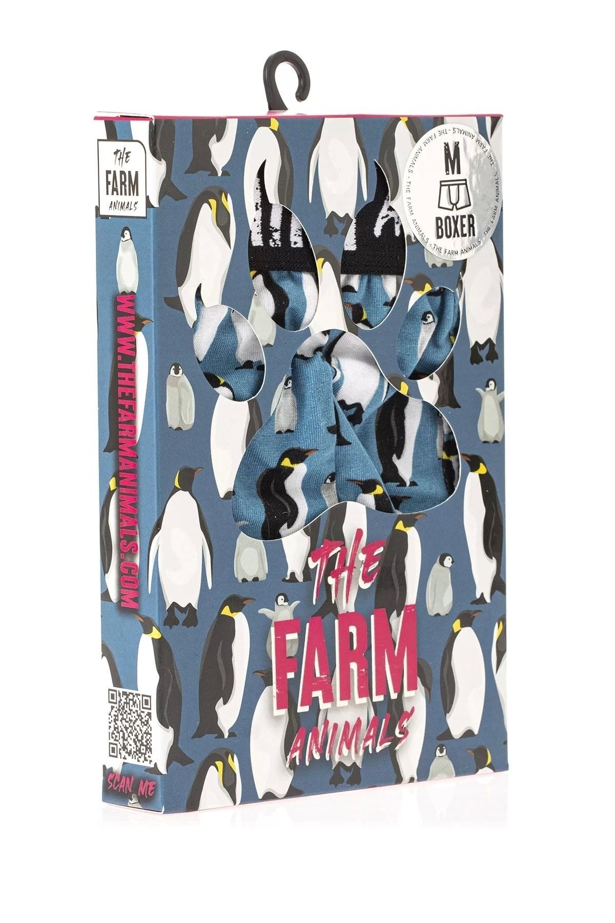 باکسر مردانه آبی FARM ANİMALS | farmbxr008 اورجینال - تصویر 5