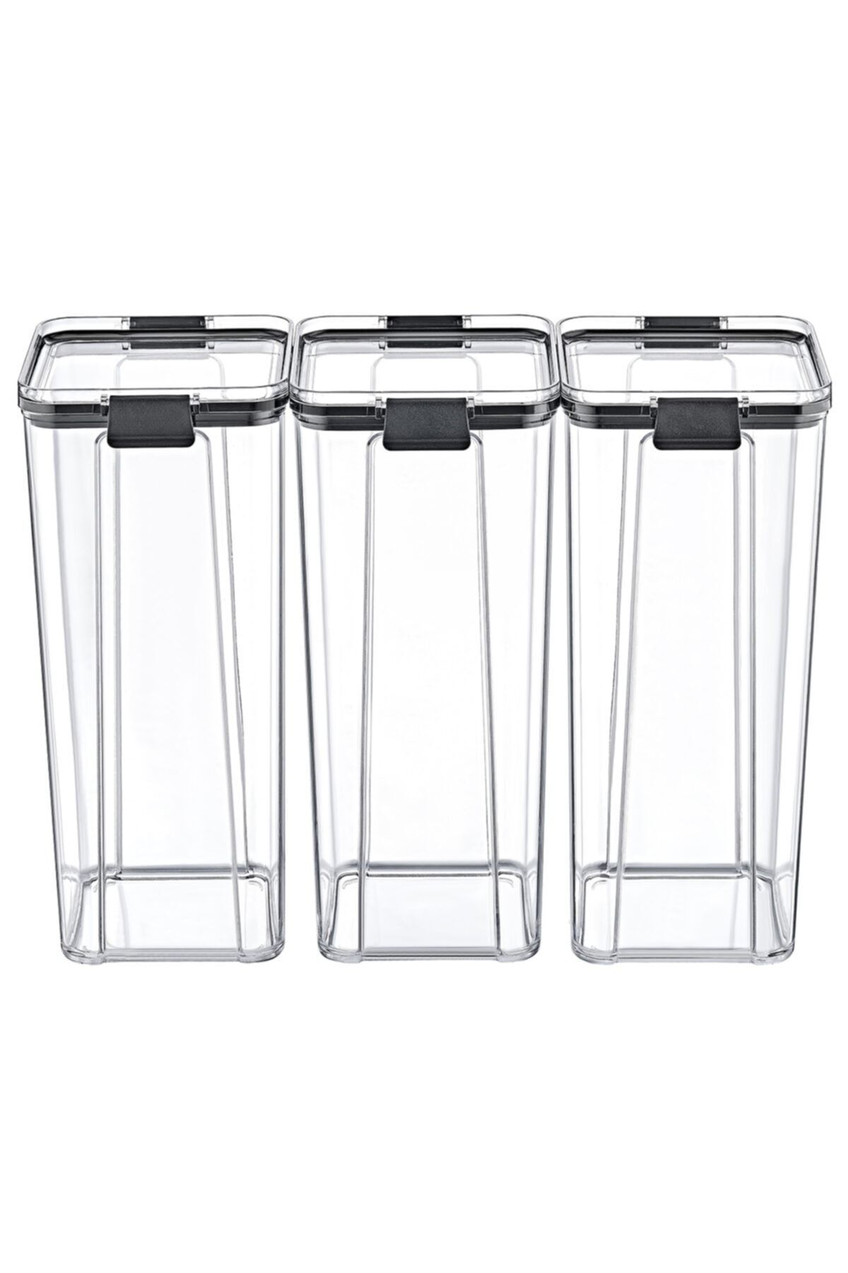 Box Up-3-Piece Transparent Storage Container 1800 ml - Large Capacity Food Storage Solution 1