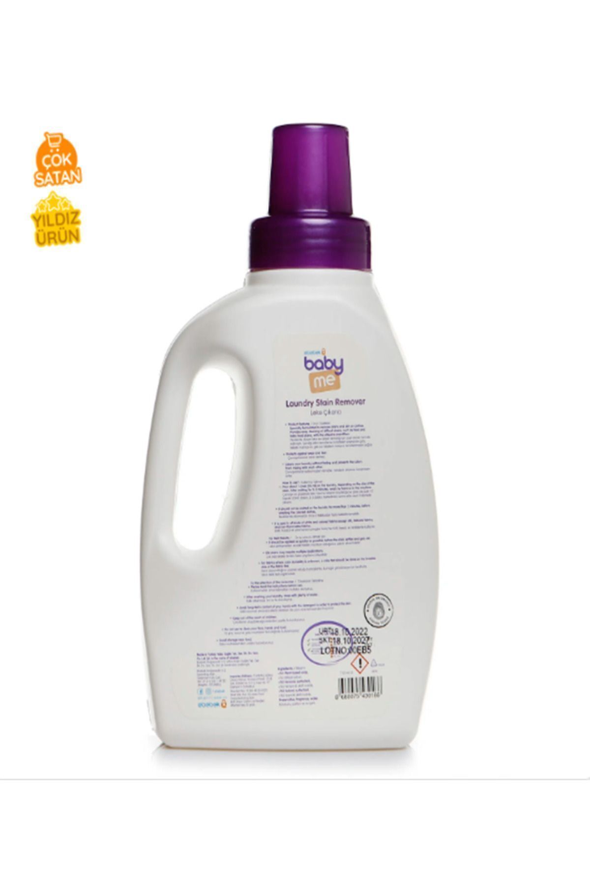 WİİK NATUREL Bebek Çamaşır Deterjan Sabun Leke Çıkarıcı 750 ml E BEBEK ÜRÜNÜDÜR. fotoğrafı 2 (önizleme)