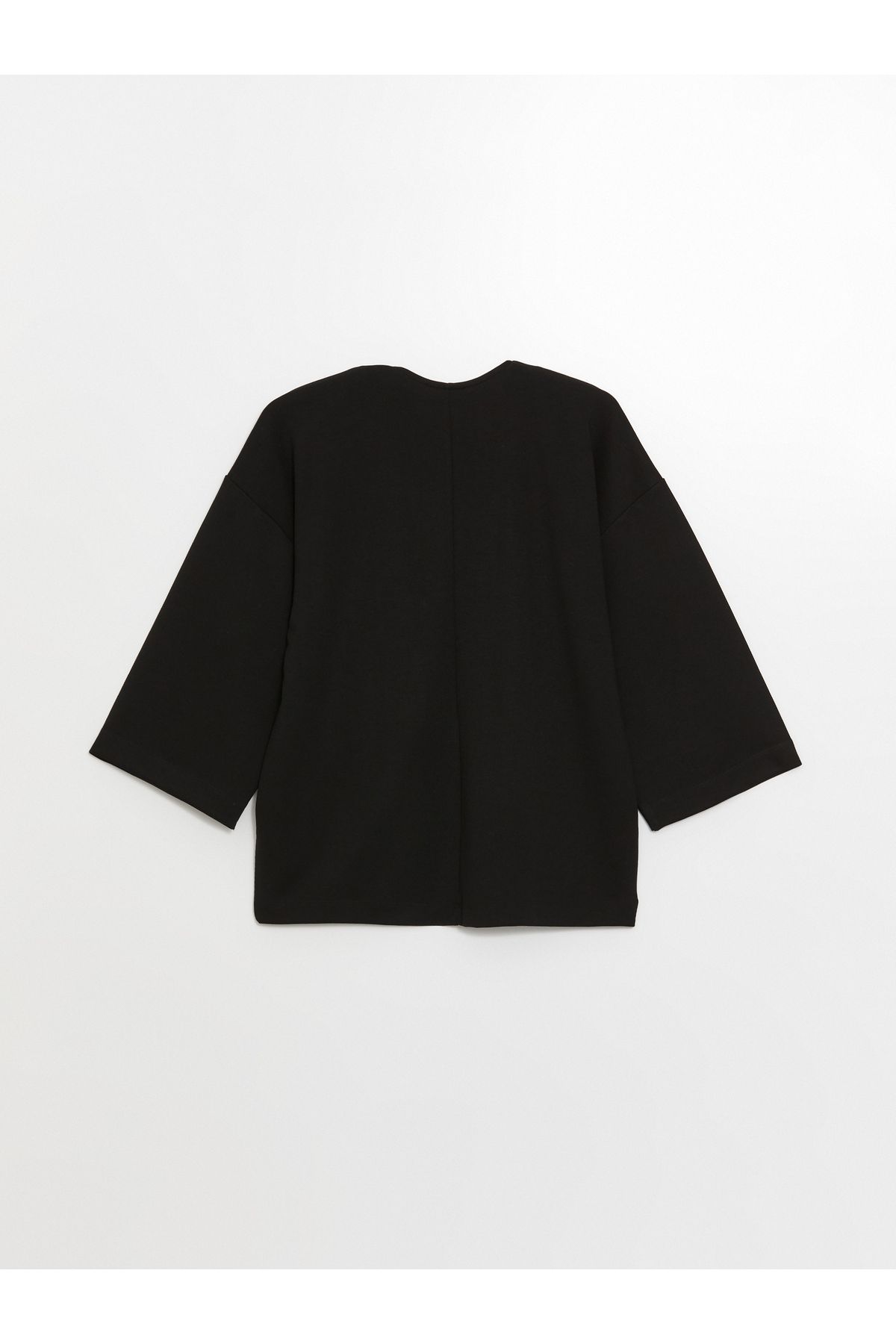 LC Waikiki-Oversize női kardigán - kendőgallér, tömör szabású 7