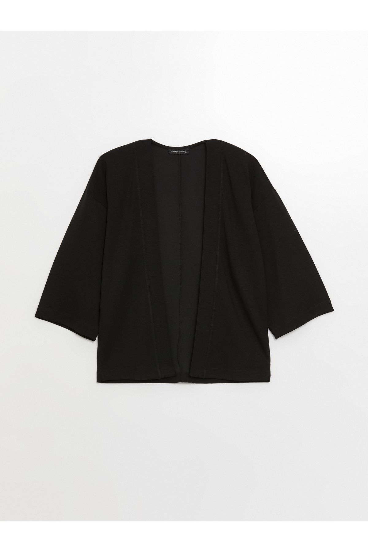 LC Waikiki-Oversize női kardigán - kendőgallér, tömör szabású 6