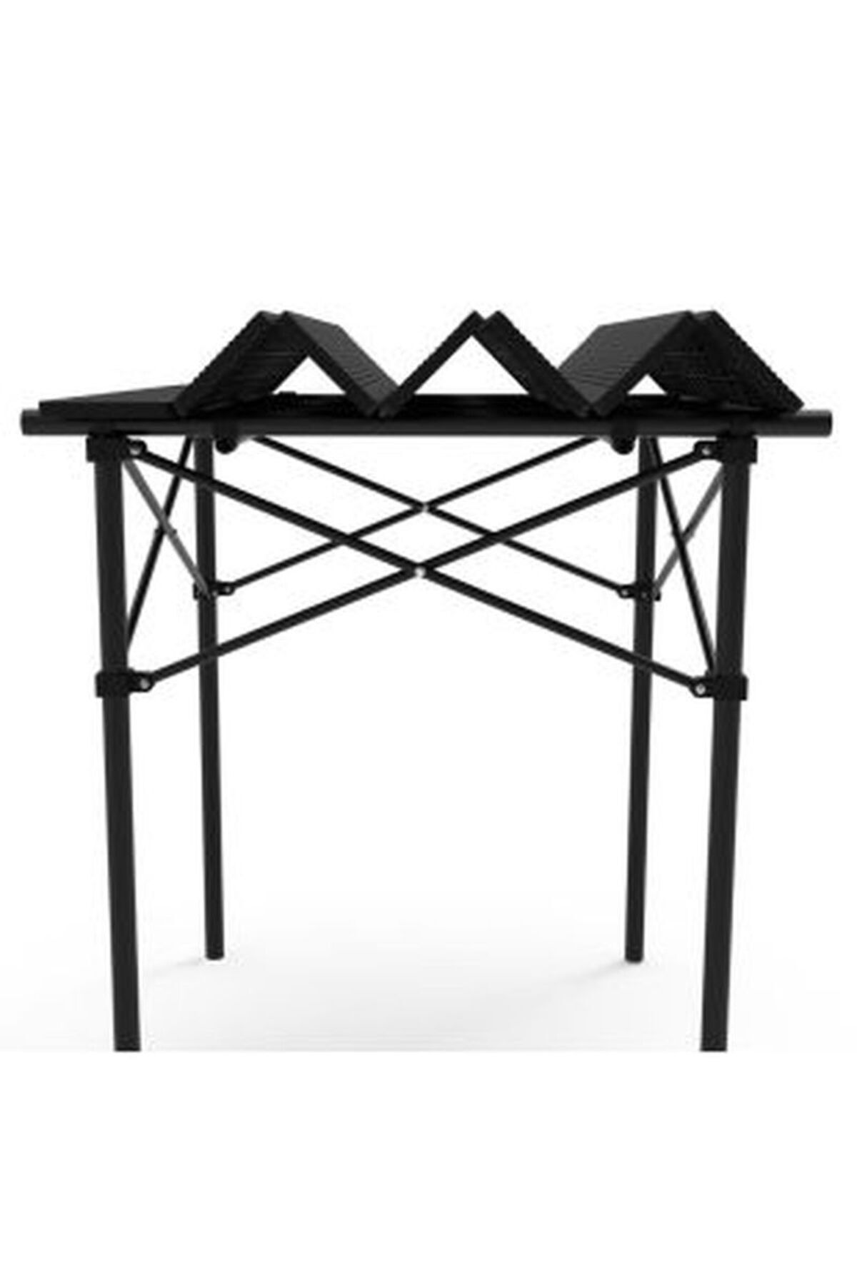 Celina-Askamp Folding Camping and Picnic Table with Stretch Blocking Roll Bar Support (with Carrying Bag) 2