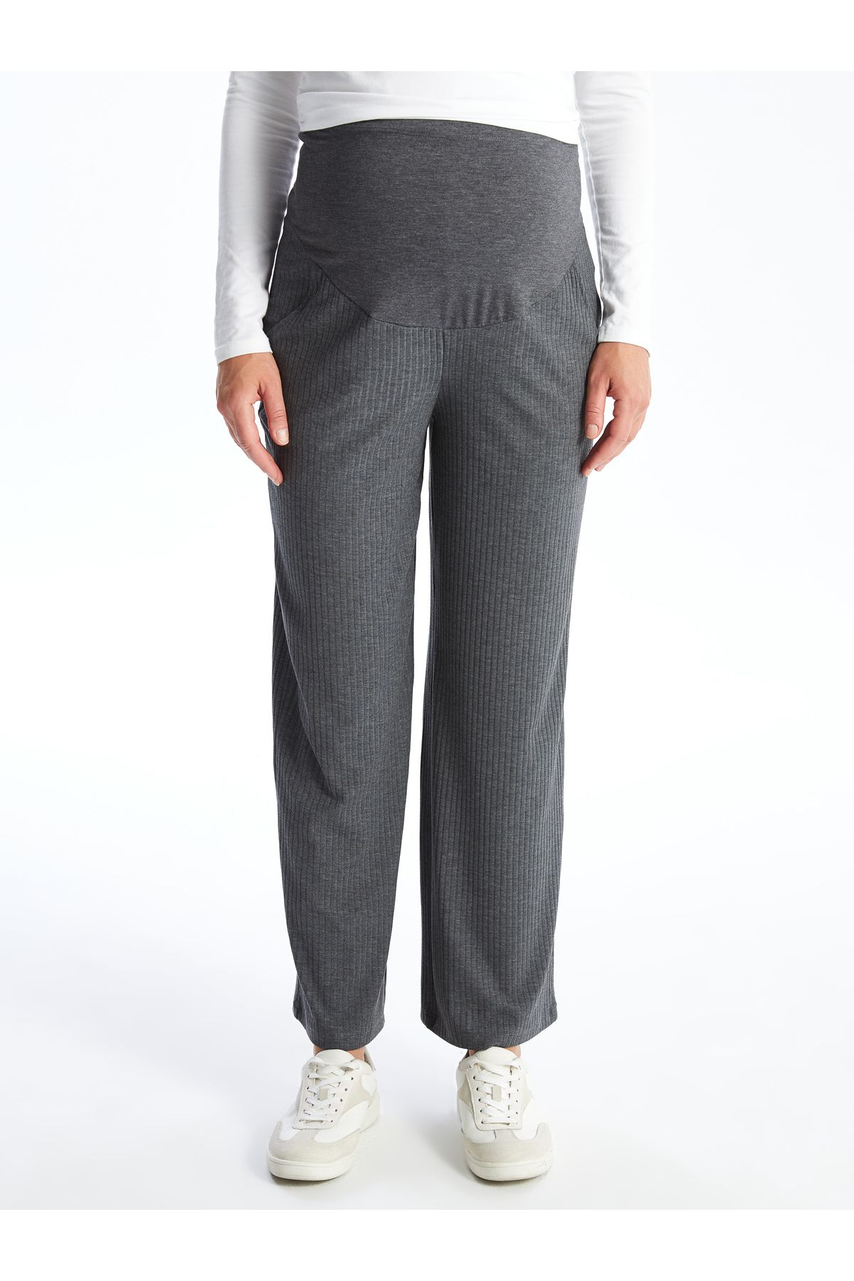 LC Waikiki-Maternity Pants - Elastic Waist and Abdominal Panel 3