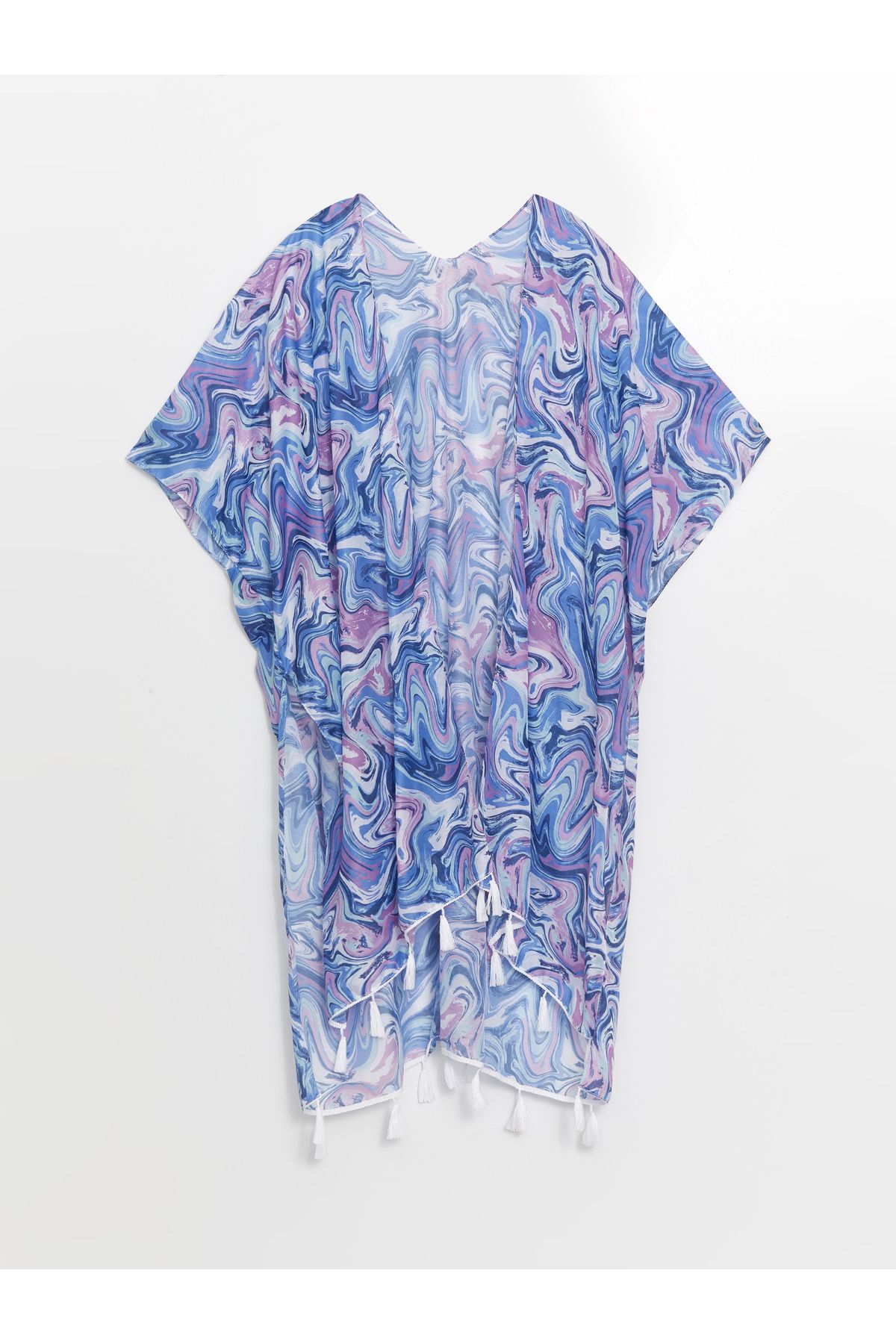 Şal Yaka Desenli Kadın Kimono