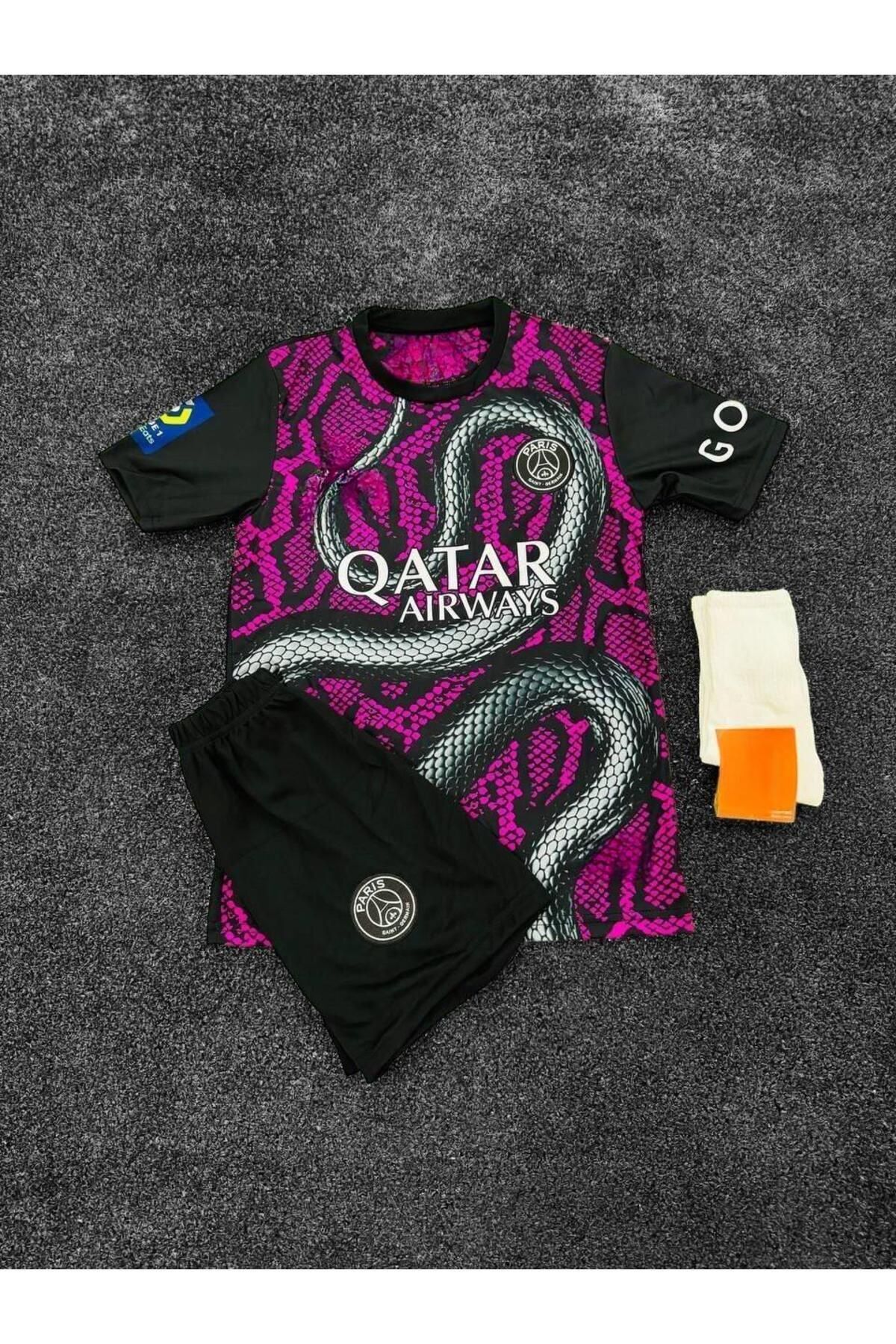 Alaturka Mix Neymar Jr. Psg Özel Çocuk Konsept Forması Forma Şort Çorap 3 Lü Set