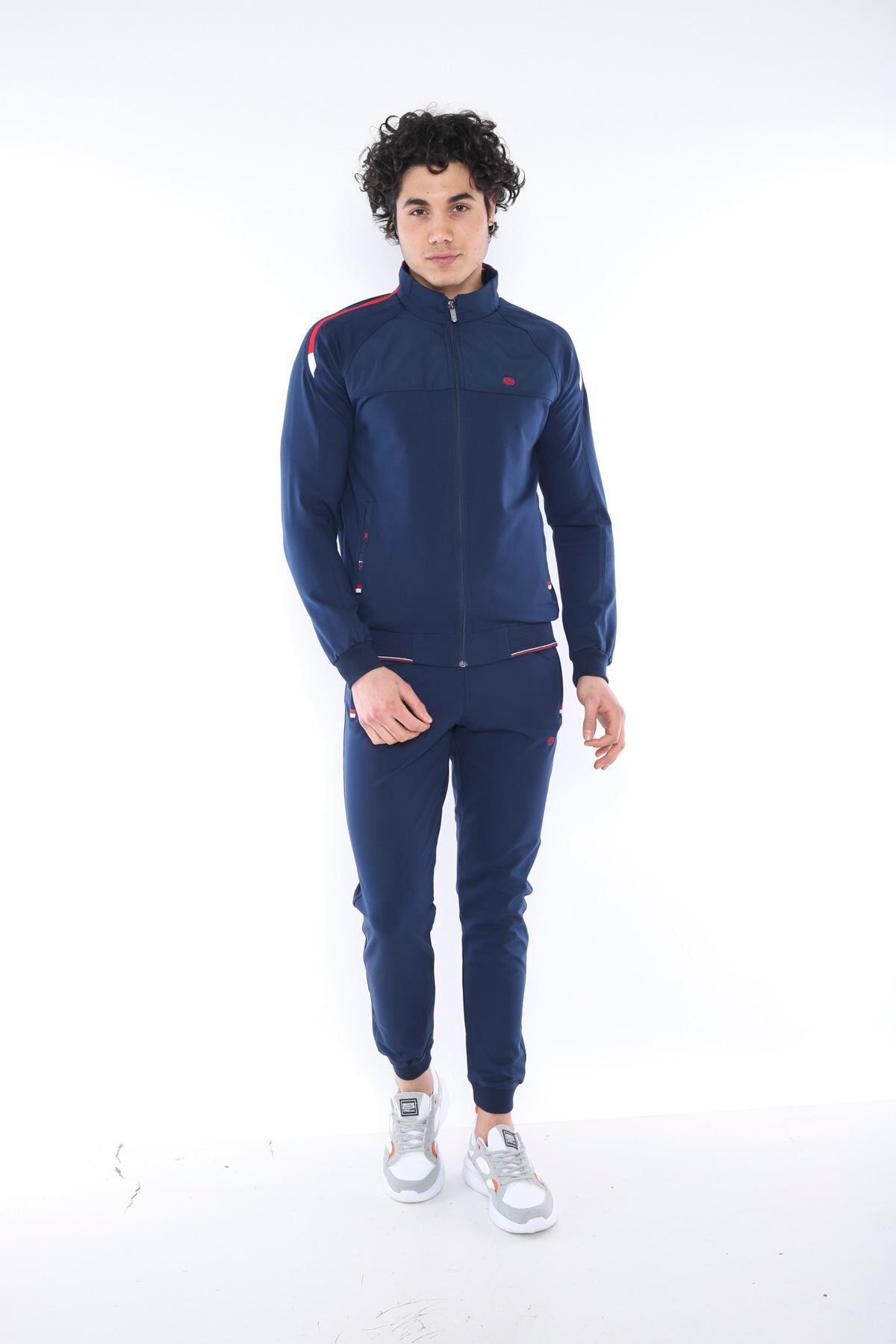 ست گرمکن ورزشی مردانه COLLAR ROYAL ORTAK SUPER 2 IP FABRIC 4 SEASON SLIMFIT TEAM 6733 Escetic