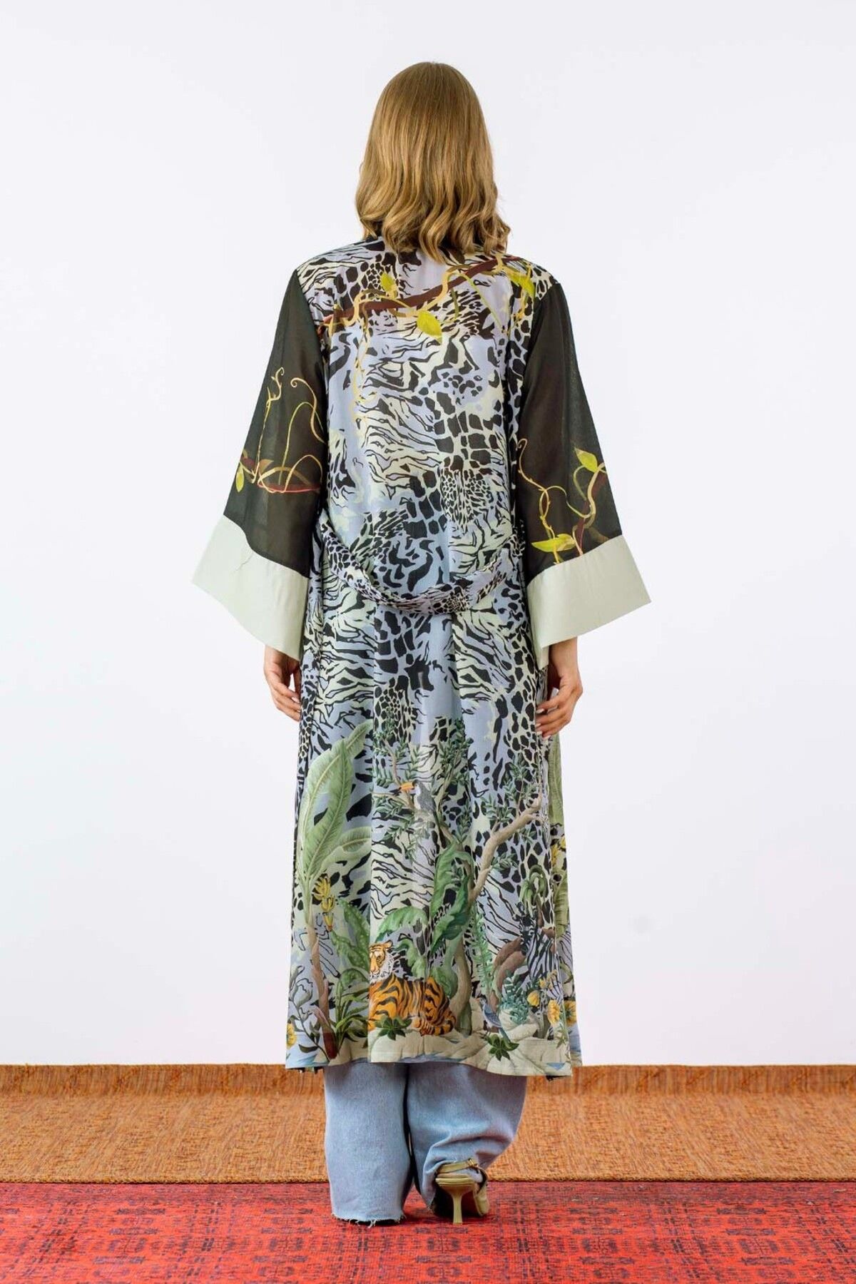 Rising sun maxi kimono hotsell