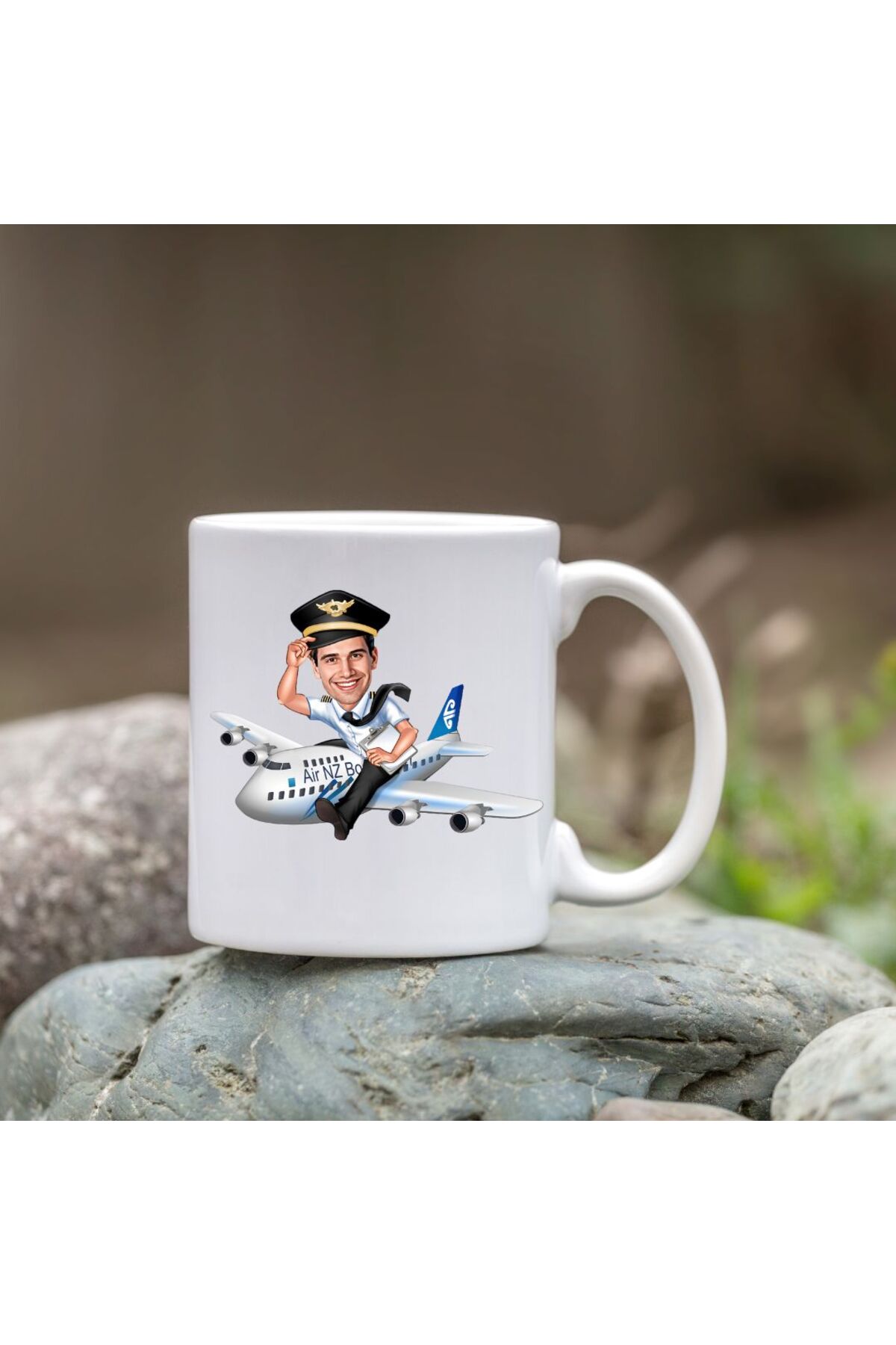 Personalized Glass - Cartoon Glass - Pilot Glass