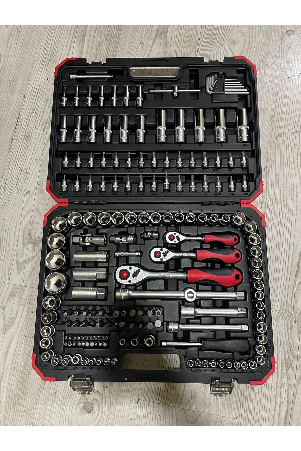 Gedore-مجموعة مفاتيح ربط نهاية R4560/3172 بت - 1/4 بوصة - 3/8 بوصة - 1/2 بوصة 172 قطعة مصنوعة في ألمانيا 1