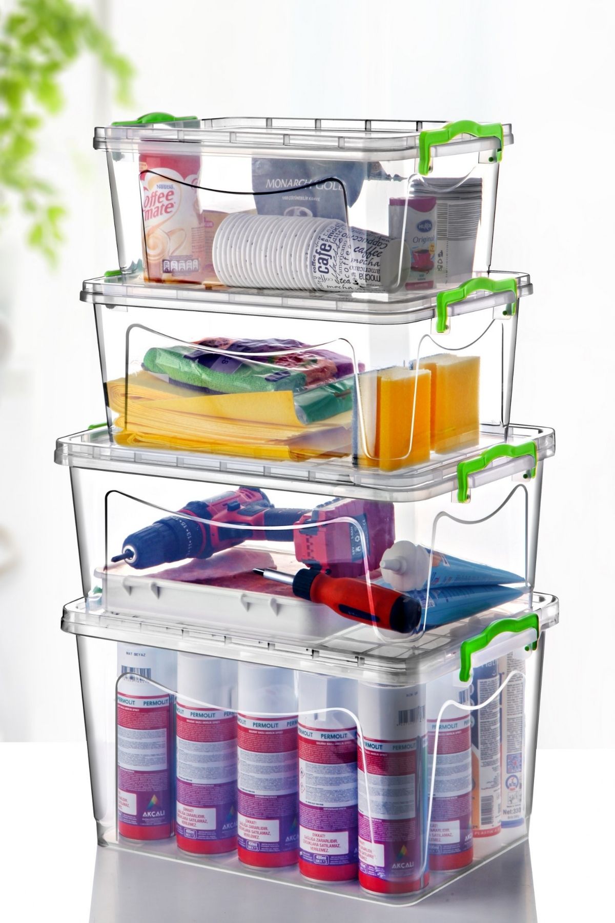 Nandy Home-Elite Line Set of 4 - Multi-Purpose Storage and Organization 4