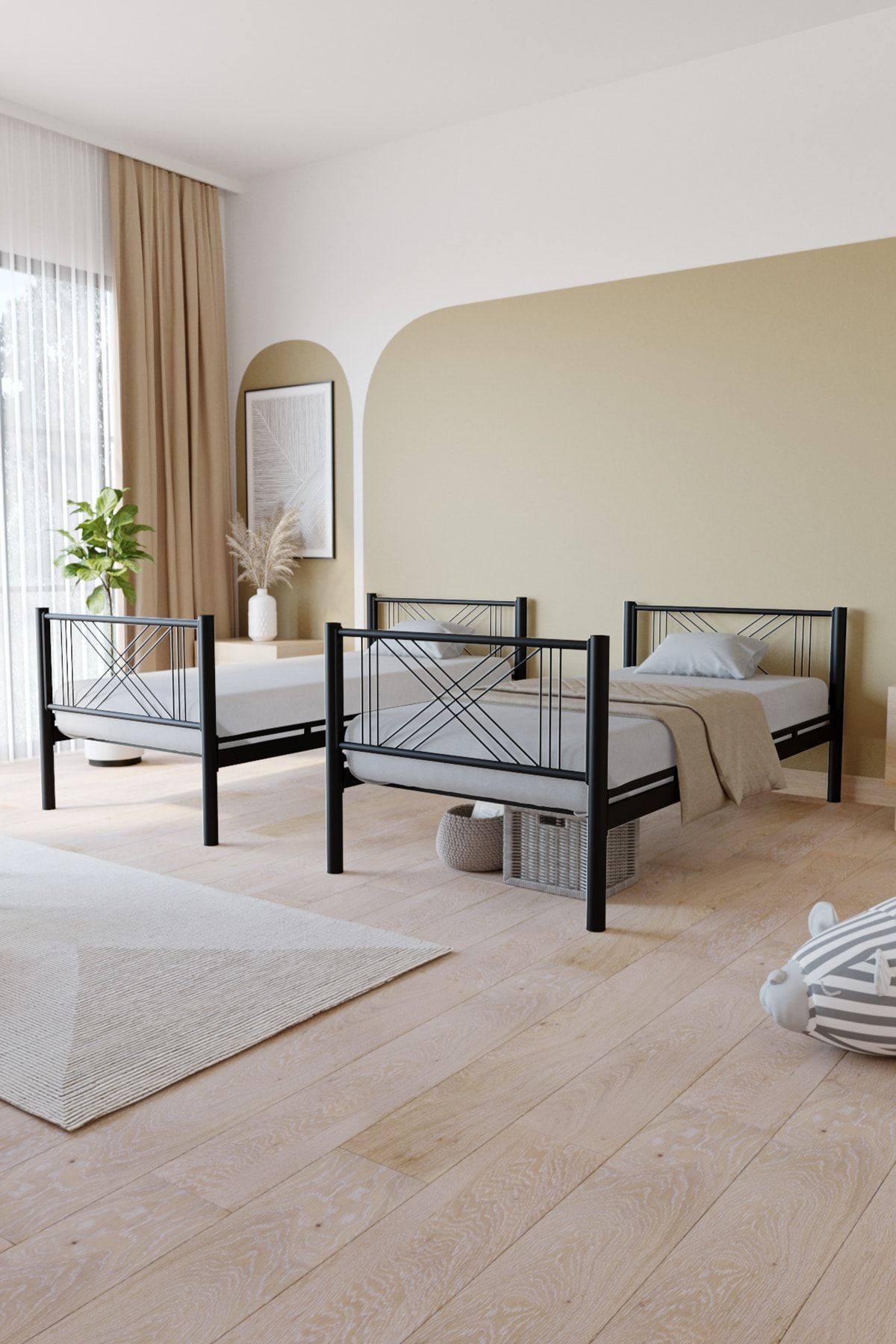 FANO 190 Cm (SADECE MİX RANZA 90x190 MODELİ ILE UYUMLUDUR) Siyah Korumalık fotoğrafı 5 (önizleme)