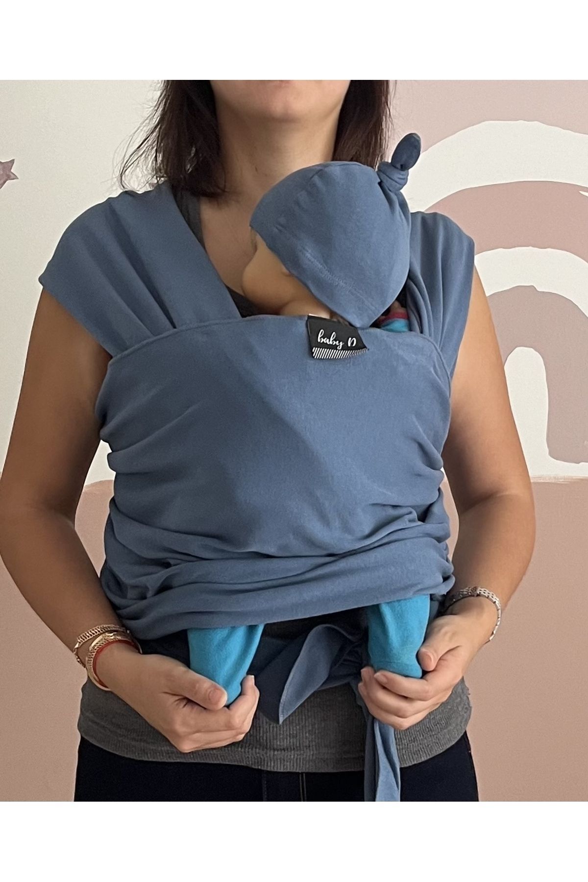 Esnek Wrap Sling Bebek Taşıma Şalı
