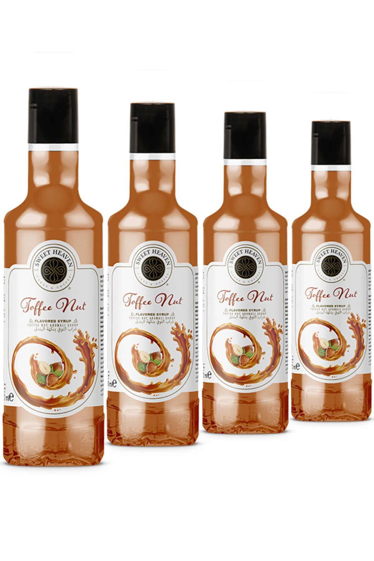 Sweet Heaven Toffee Nut Aromalı Kahve Ve Kokteyl Şurubu 110ml X 4 Adet