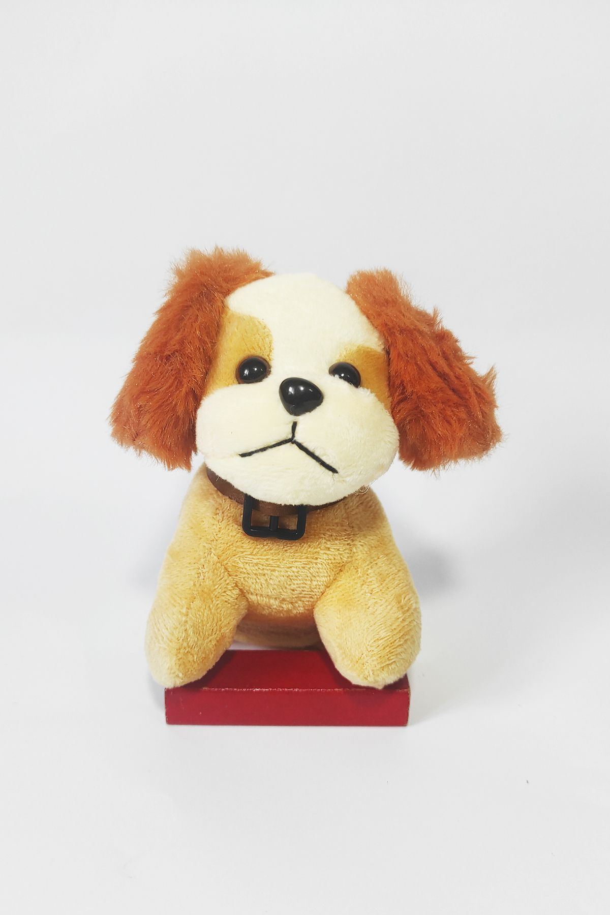 dudu kids Kraft Kutulu Peluş Tasmalı Köpek Anahtarlık -14 Cm -Turuncu - Oyuncak - Çanta Süsü - Doğum Günü fotoğrafı 3 (önizleme)