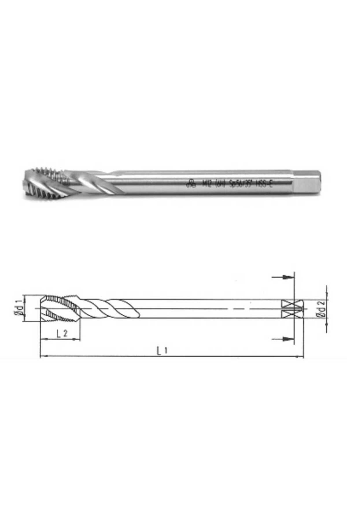 Makina Takım-Mte M22 - Helix Machine Thin Shaft Guide Hsse Din 376/c 1