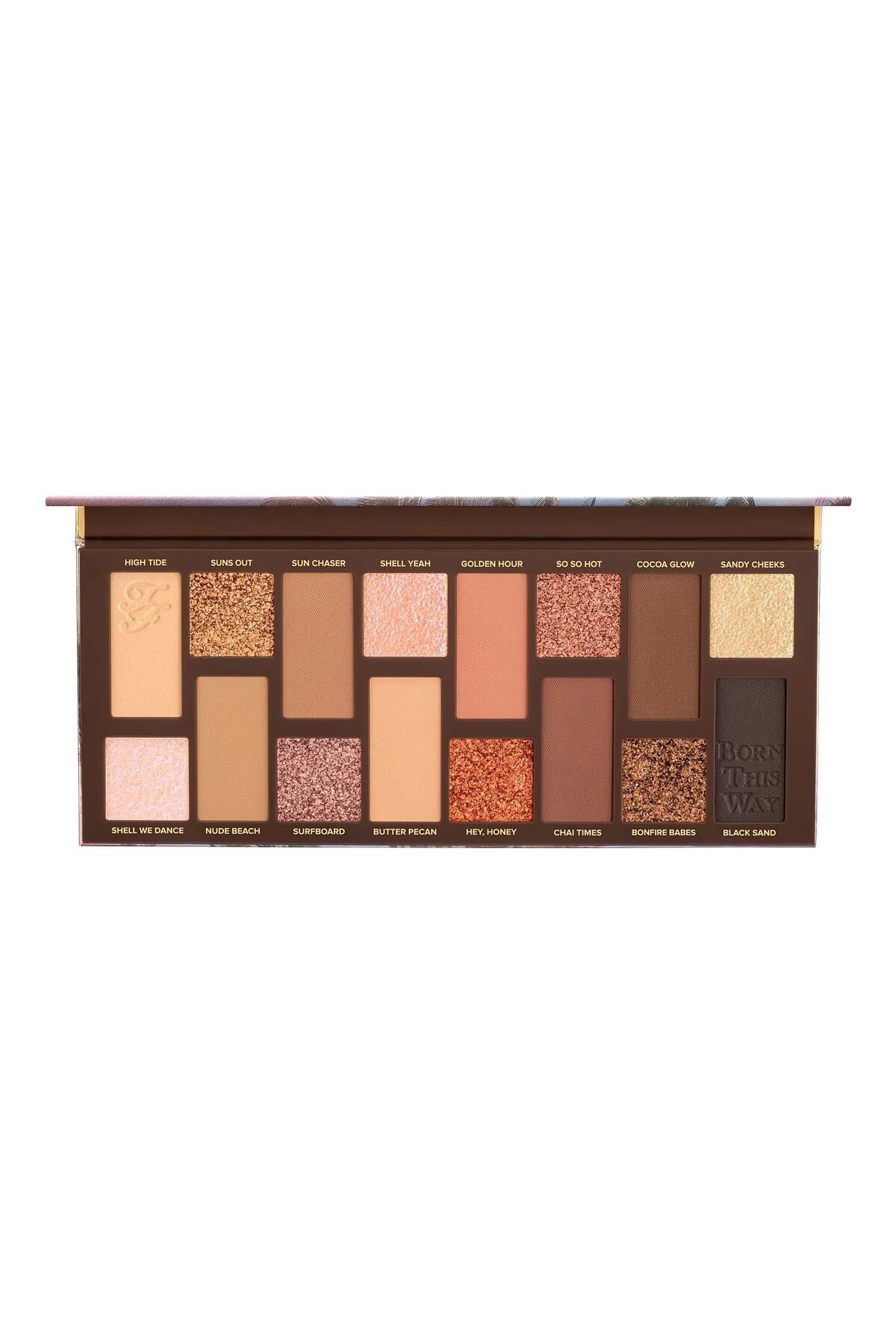 Too Faced-Born This Way Sunset Stripped - Creamy Structured, Ultra Dense, Pigmented Shiny Eyeshadow Palette 4