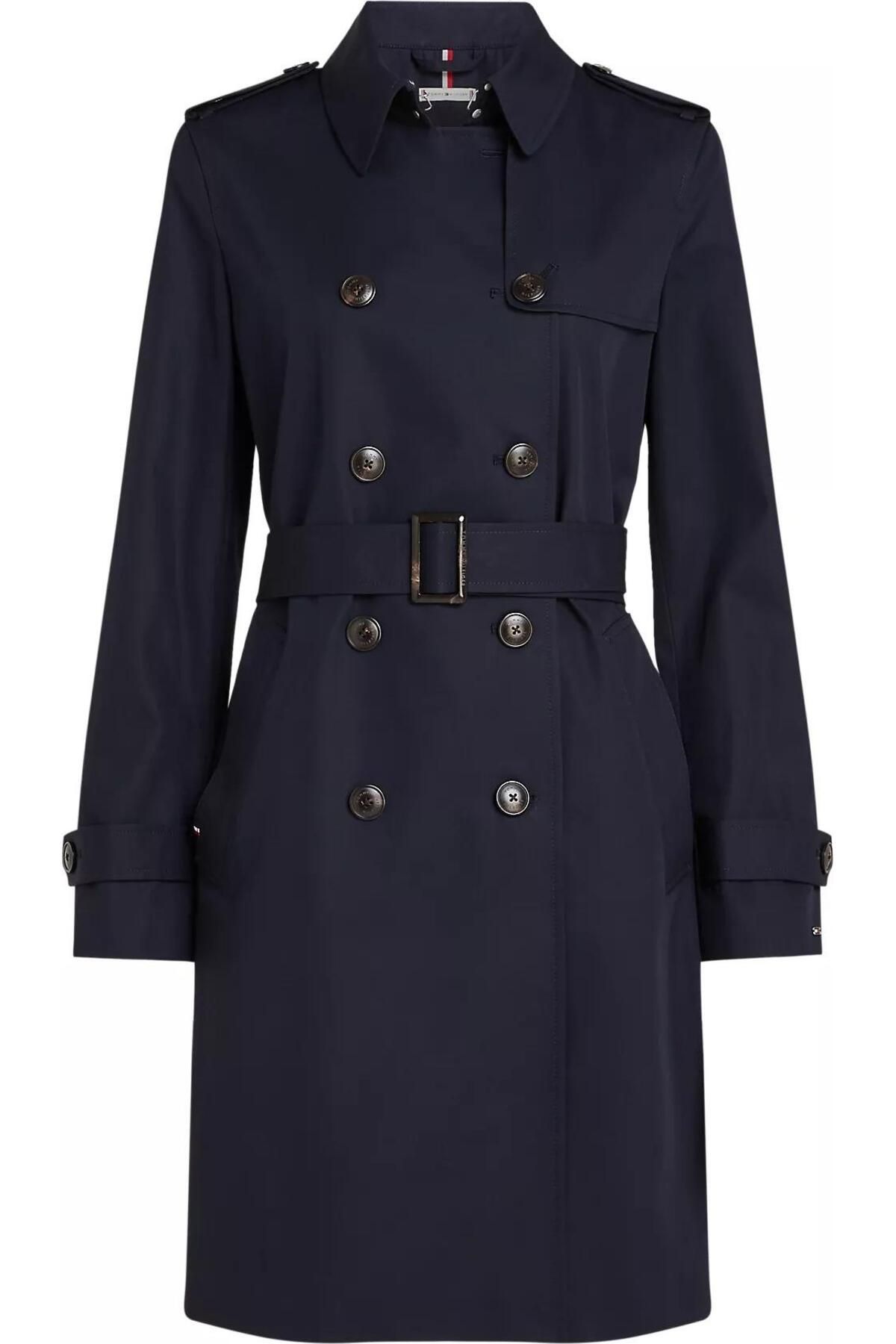 Tommy Hilfiger COTTON DB SLIM FIT TRENCH