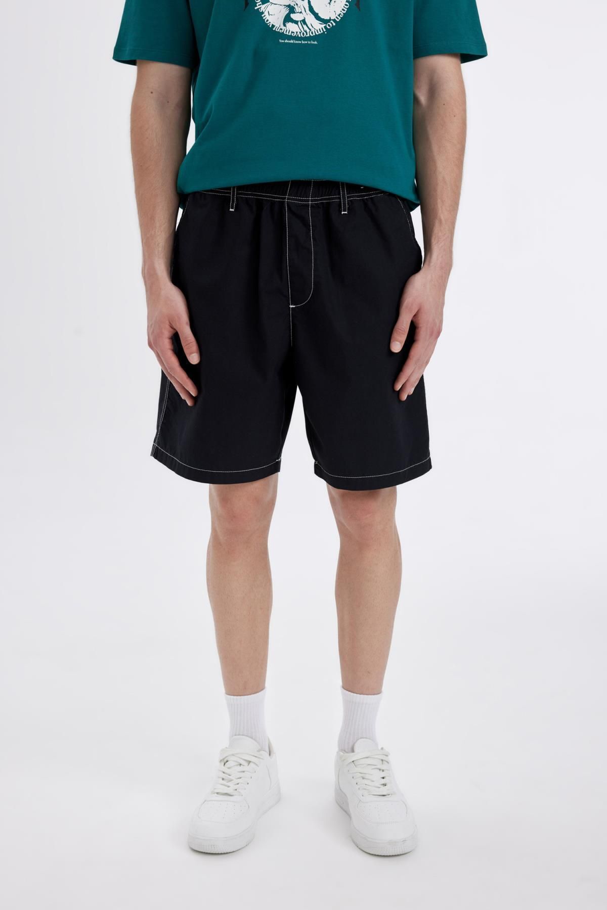 شلوارک مردانه دفاکتو | C1808AX24SM Defacto - Image 3