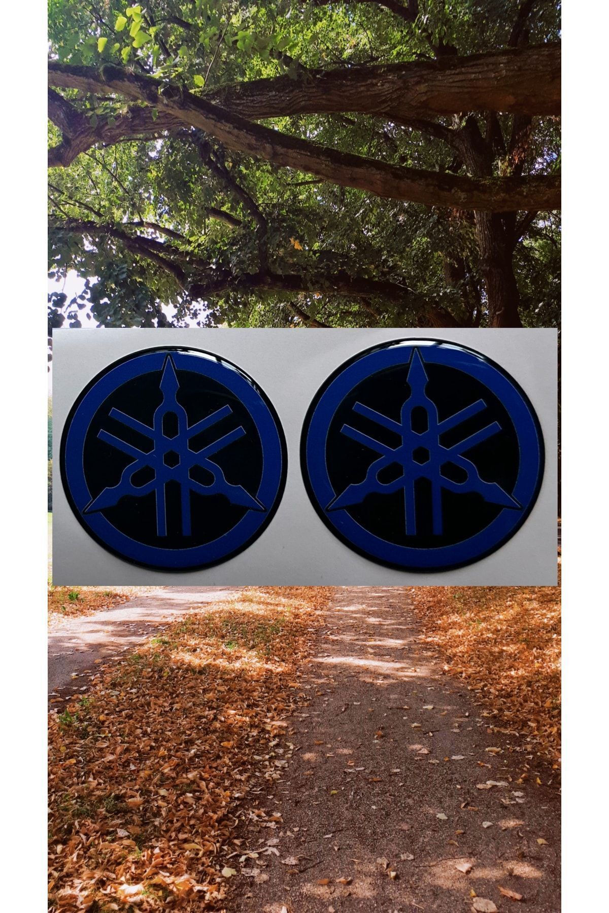 sticker YAMAHA DAMLA LOGO 5CM 2 ADET