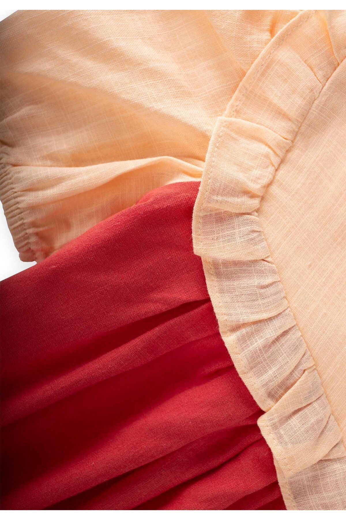 لباس دخترانه پنبه دانه Cigit اورجینال دخترانه کد کالا 20154 - تصویر 3