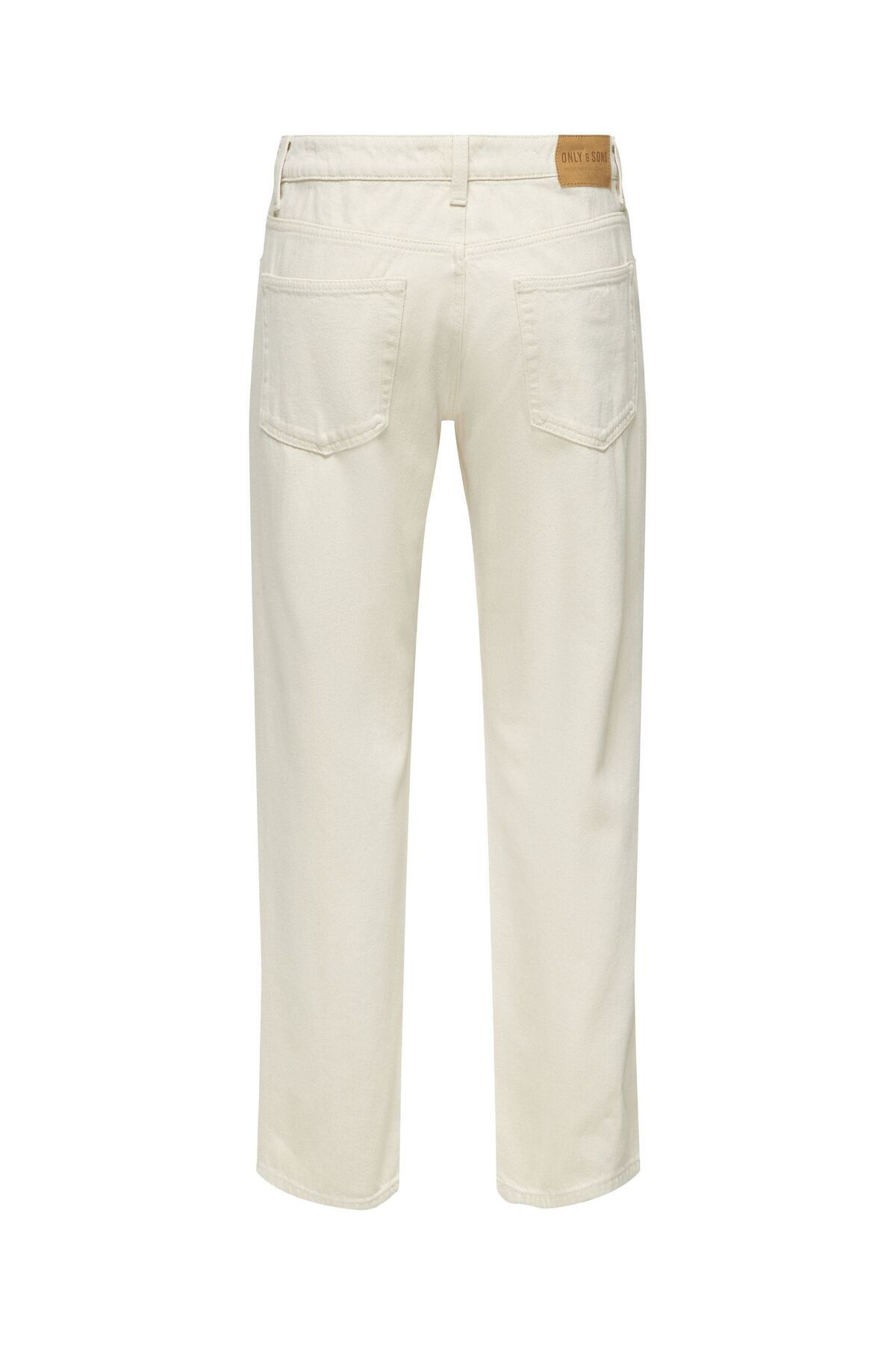 Only & Sons-Normal Geschnitten Jeans Onsedge Mittlere Taille Locker Geschnitten Jeans 3